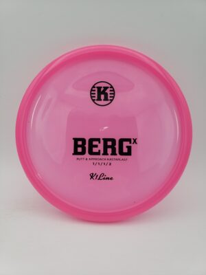 Kastaplast K1 Berg X hot pink disc golf disc front view