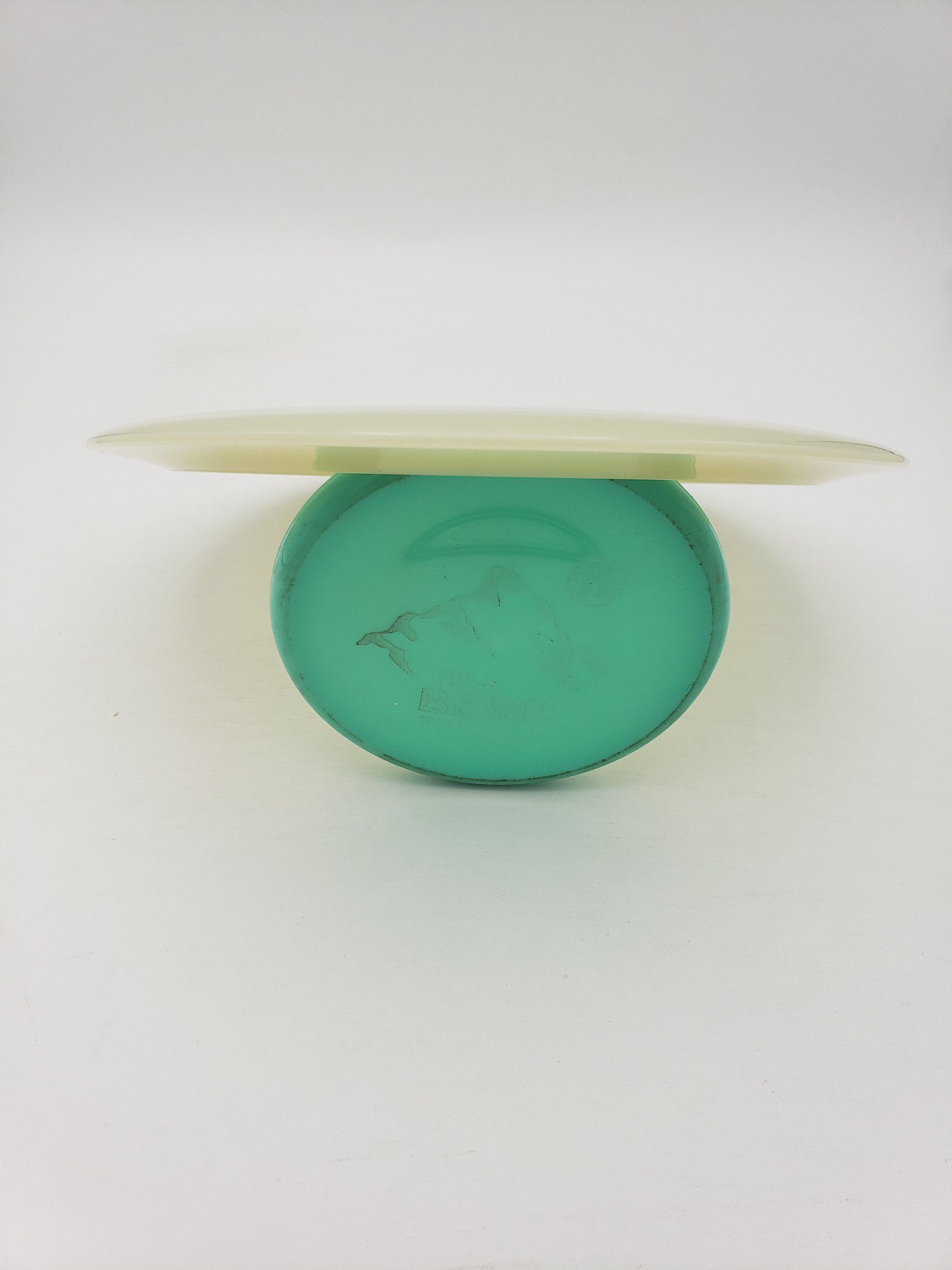 Kastaplast K1 Glow Vass Halloween 2023 by Skulboy disc golf disc back view