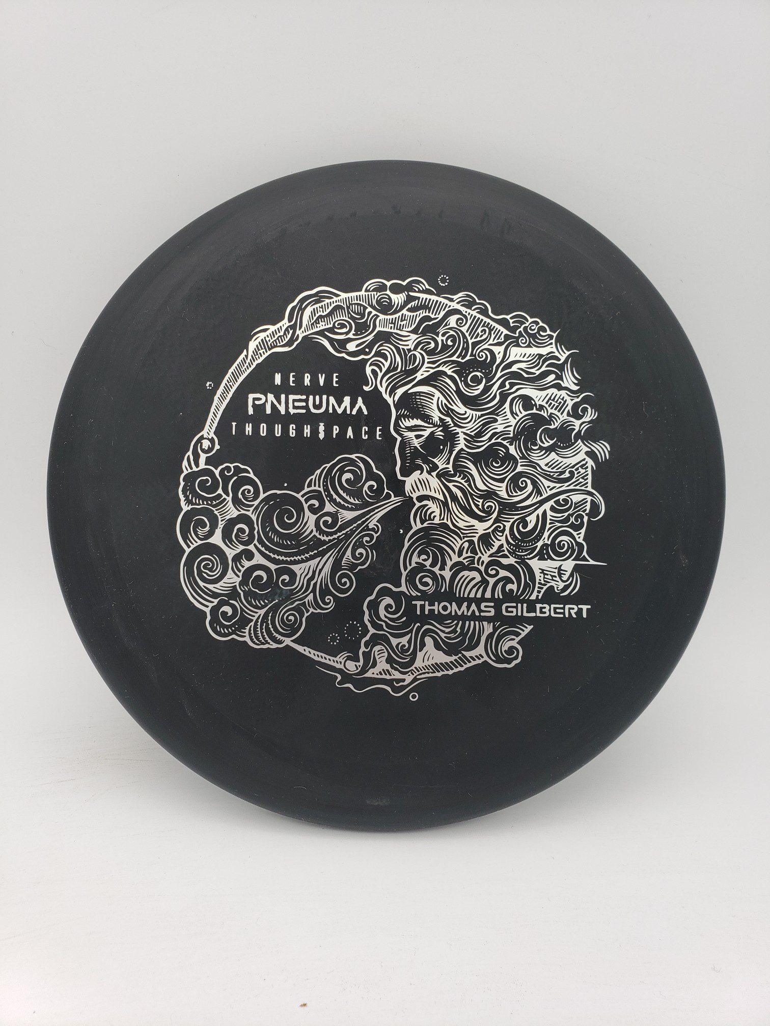 TSA Thomas Gibert Nerve Pneuma 1st run disc golf disc front view