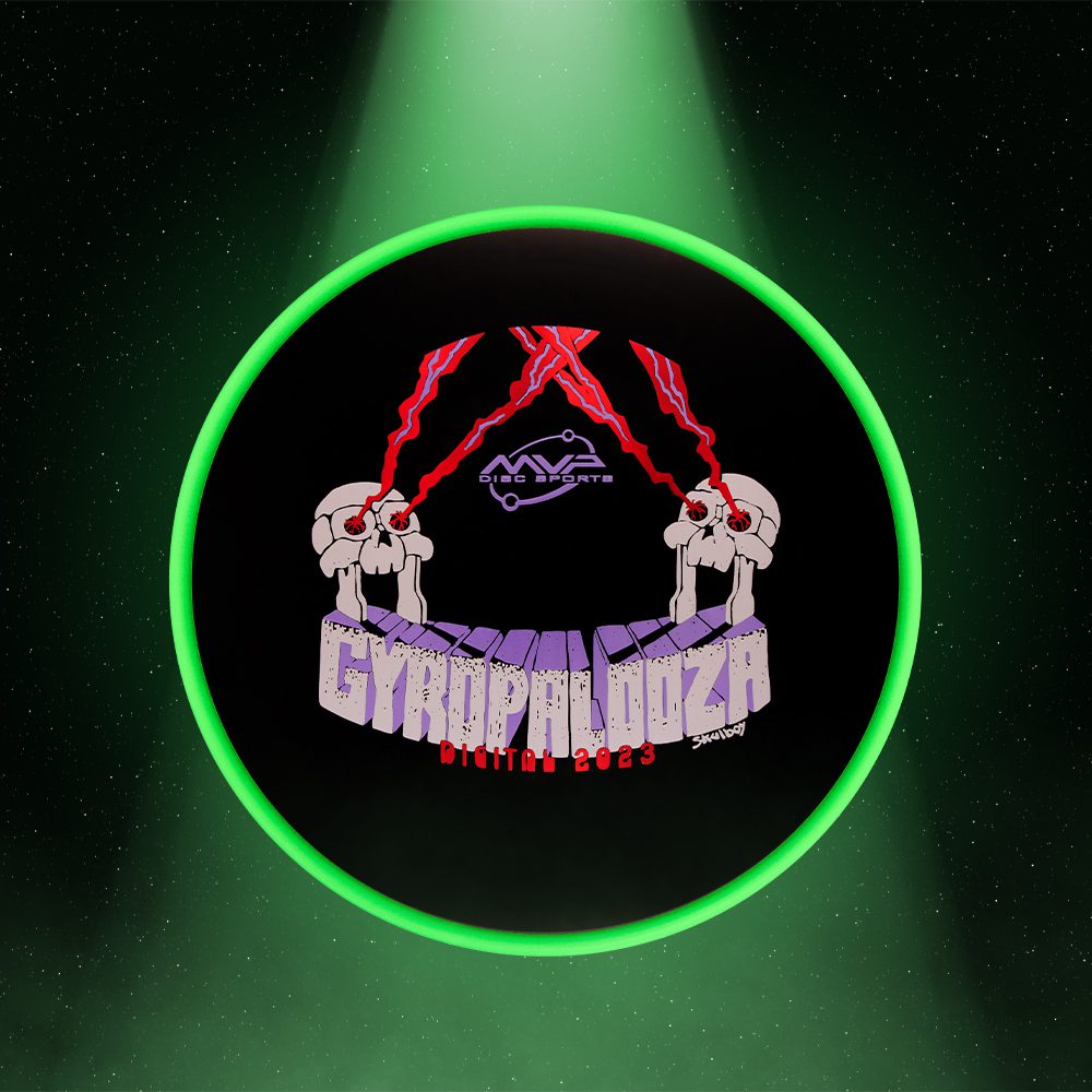 GYROpalooza 2023 mystery box disc golf disc back view