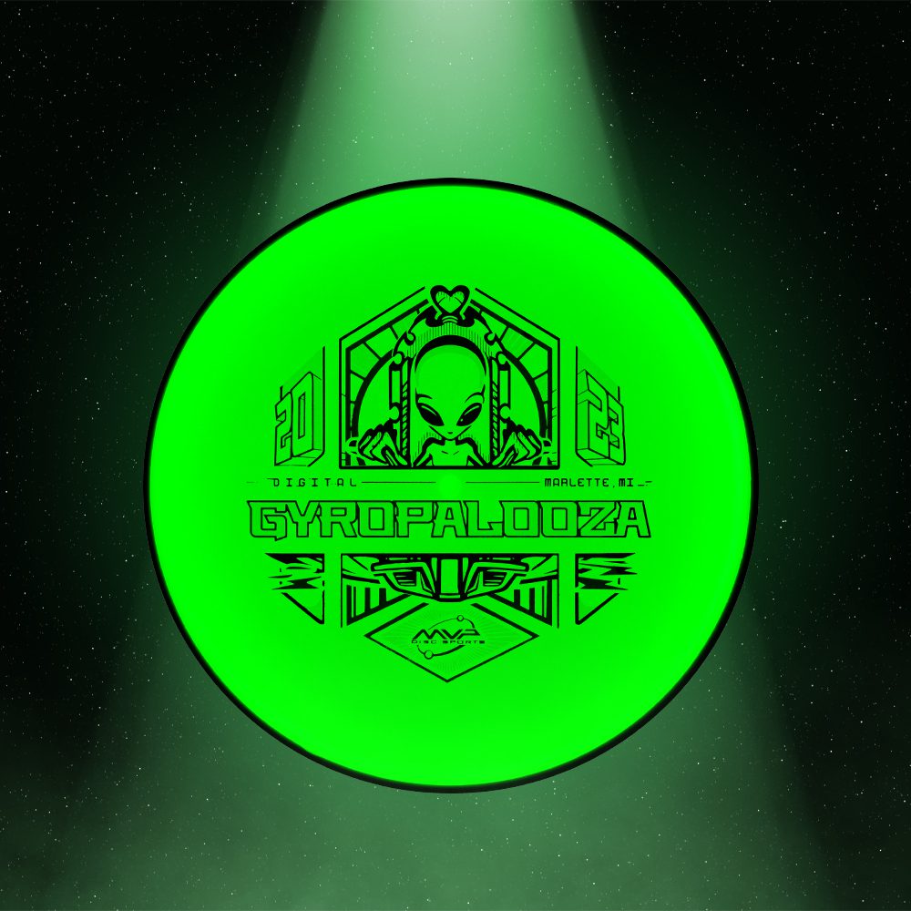 GYROpalooza 2023 mystery box disc golf disc detail view