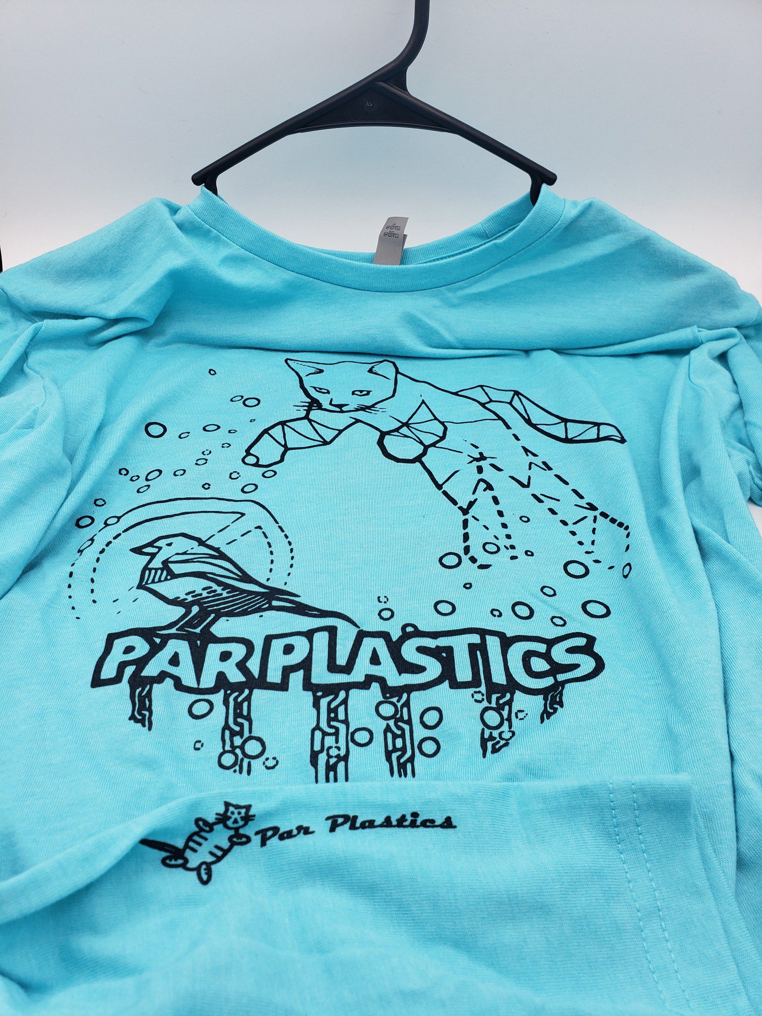 Par Plastics K-Maze-ing tri-blend long sleeves by DoubleRam Design disc golf disc front view