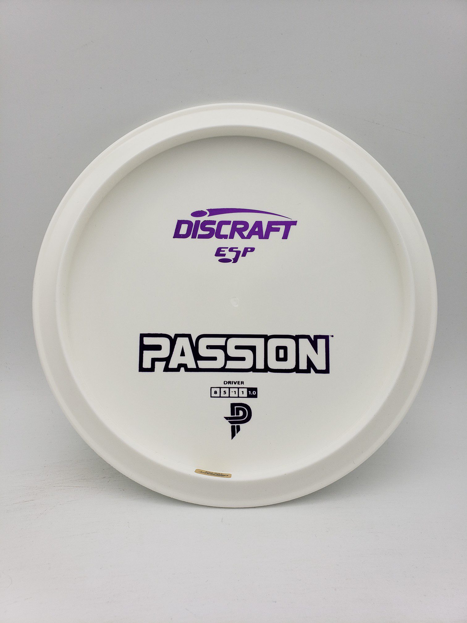Discraft ESP Passion dye line disc golf disc front view
