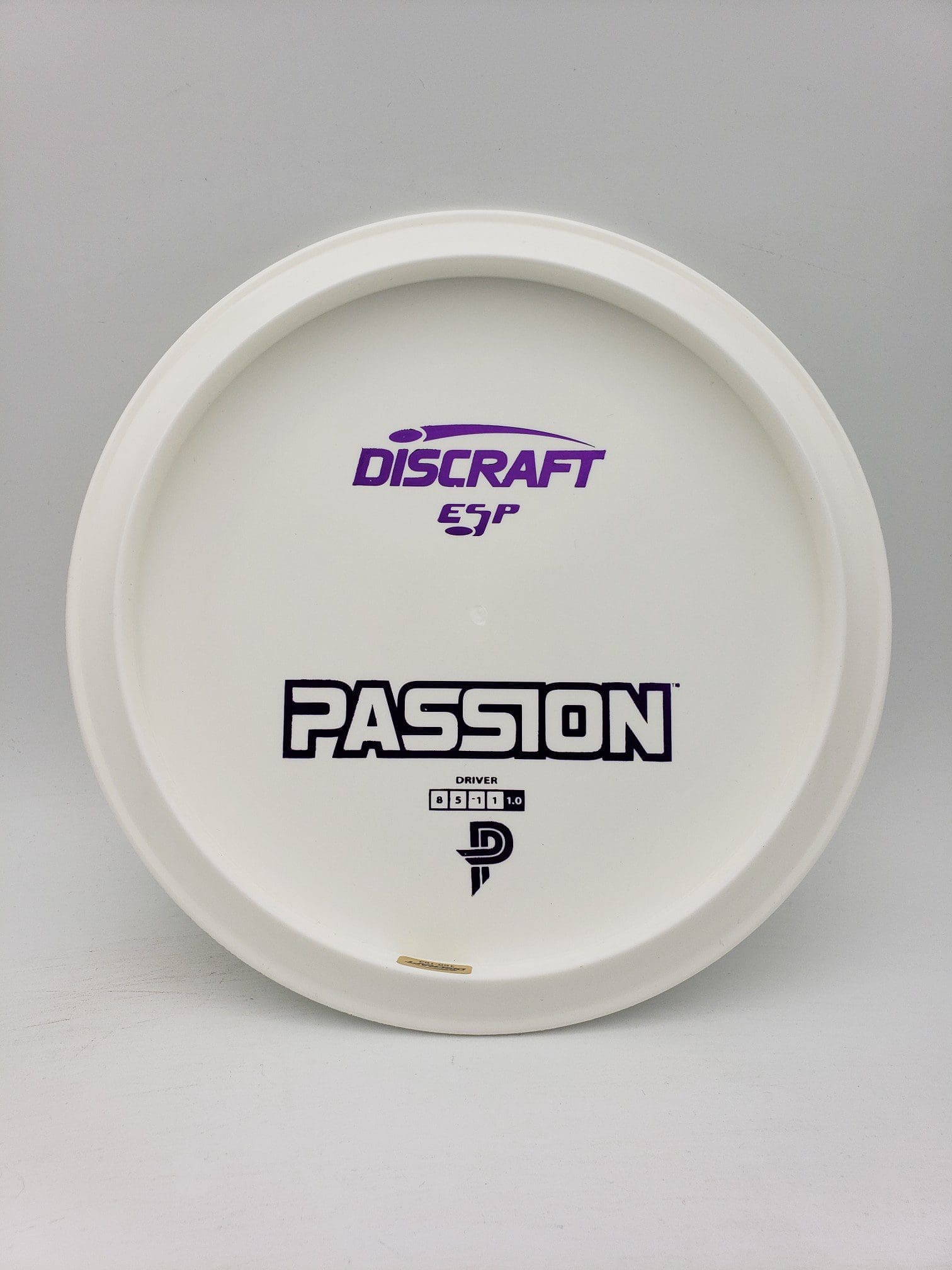 Discraft ESP Passion dye line disc golf disc front view