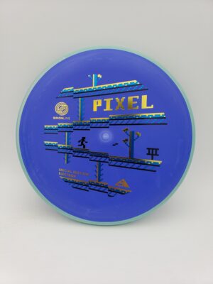 Axiom Simon Line Electron Firm Pixel SE disc golf disc front view