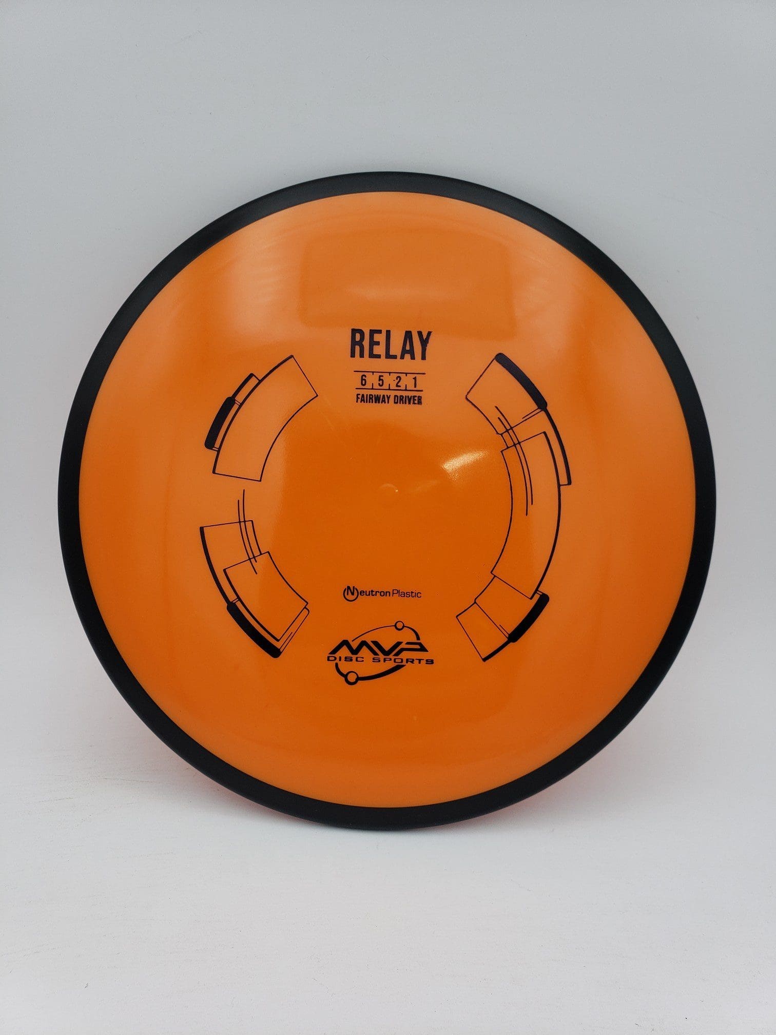 MVP Neutron Relay disc golf disc front view