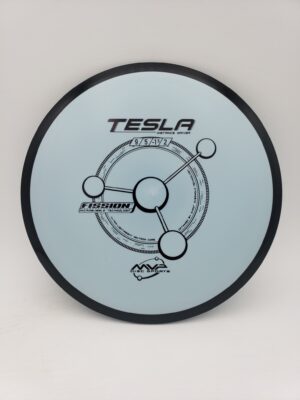 MVP Fission Tesla disc golf disc front view