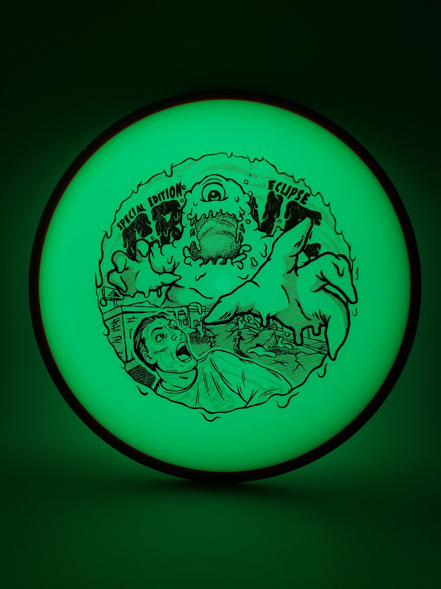 Axiom Eclipse Crave SE disc golf disc front view