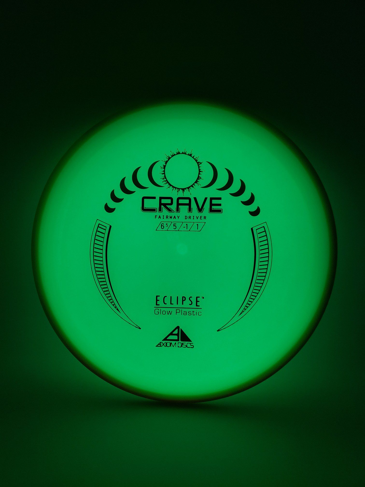 Axiom Eclipse Crave disc golf disc front view