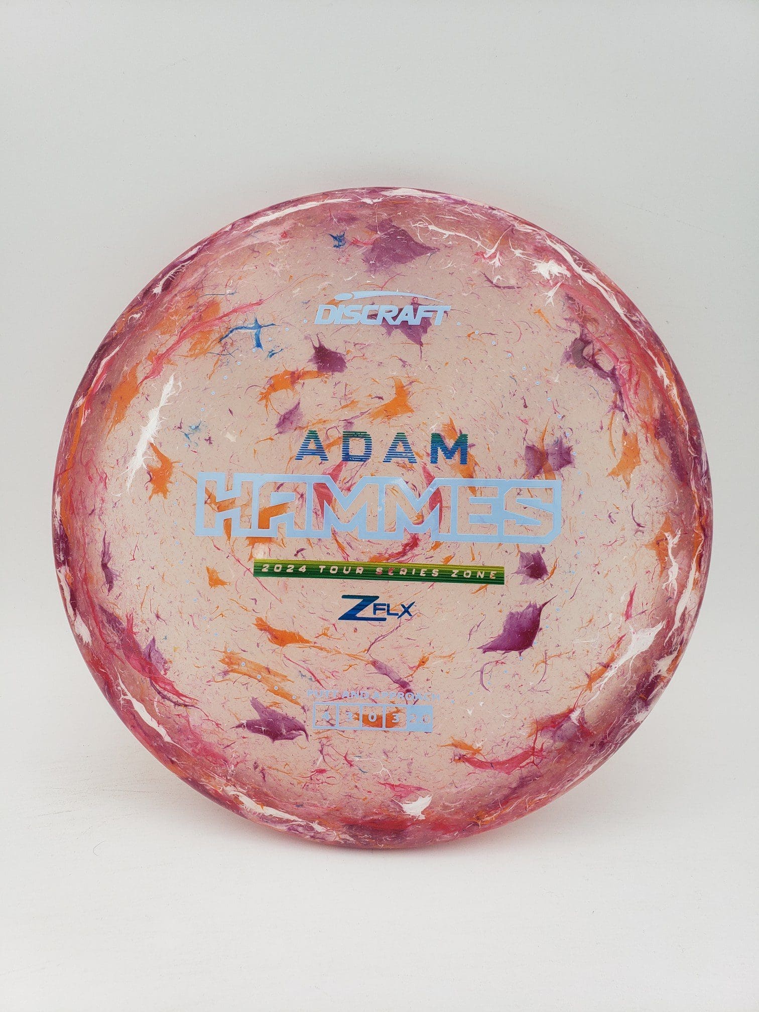 Discraft Adam Hammes 2024 tour series Jawbreaker Z FLX Zone disc golf disc front view