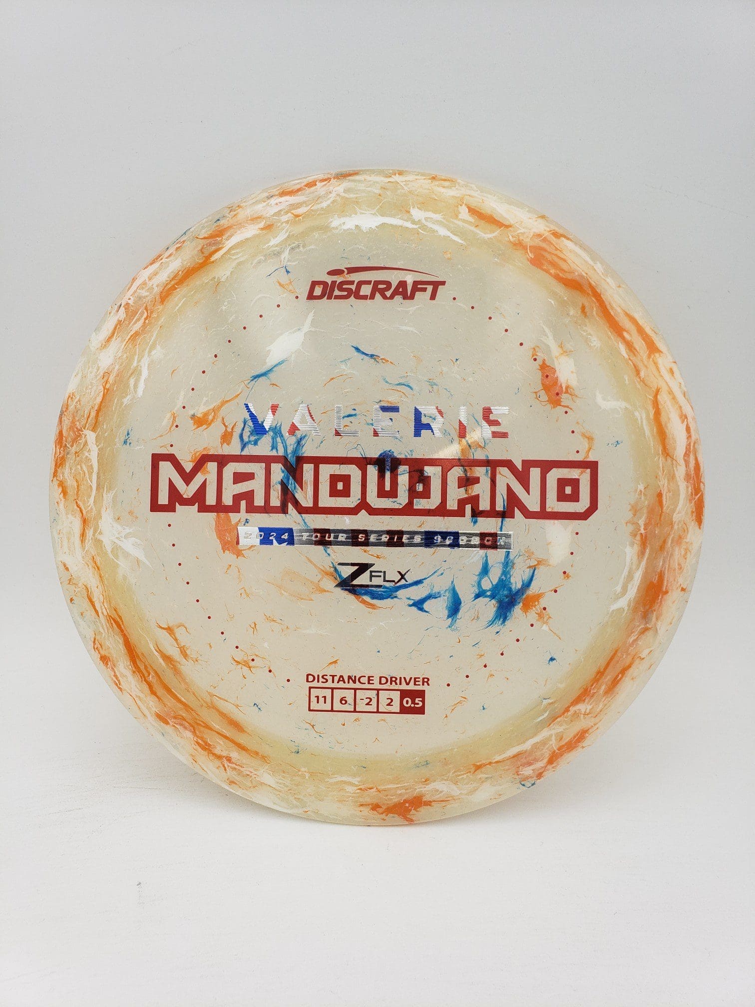 Discraft Valerie Mandujano 2024 tour series Jawbreaker Z FLX Scorch disc golf disc front view