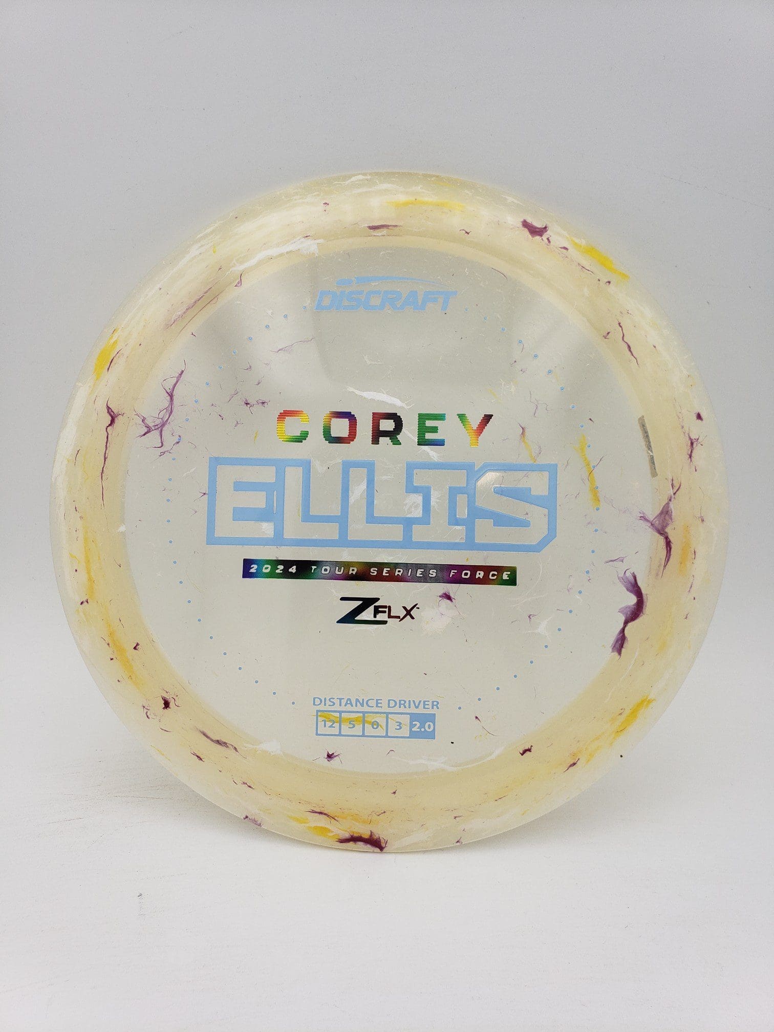 Discraft Corey Ellis 2024 tour series Jawbreaker Z FLX Force disc golf disc front view