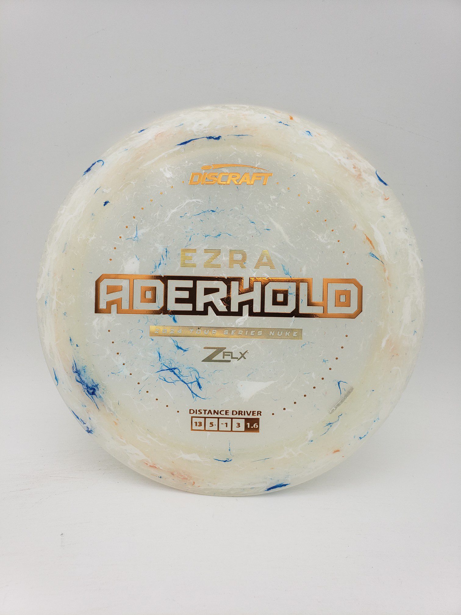 Discraft Ezra Aderhold 2024 tour series Jawbreaker Z FLX Nuke disc golf disc front view