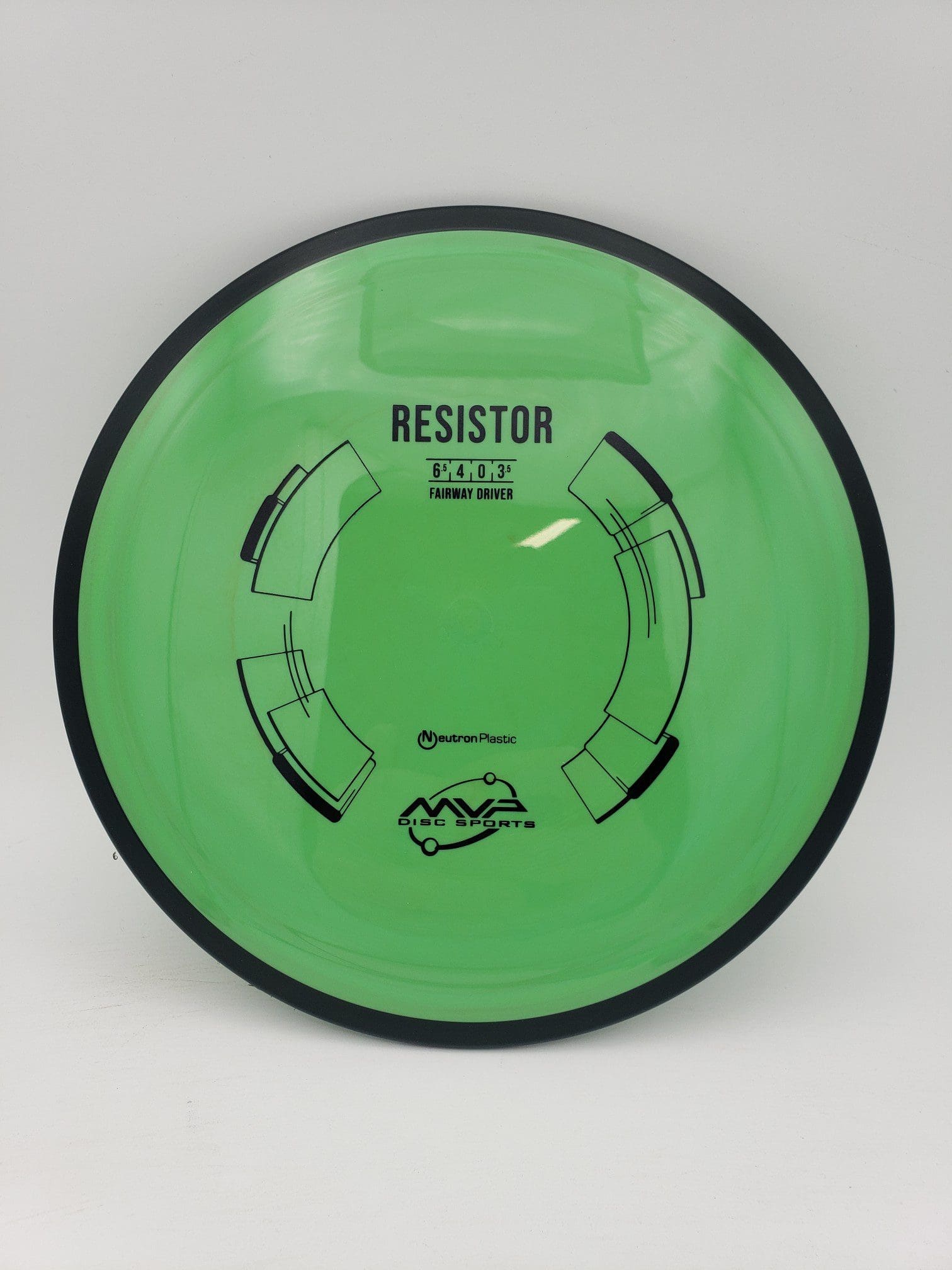 MVP Neutron Resistor disc golf disc front view