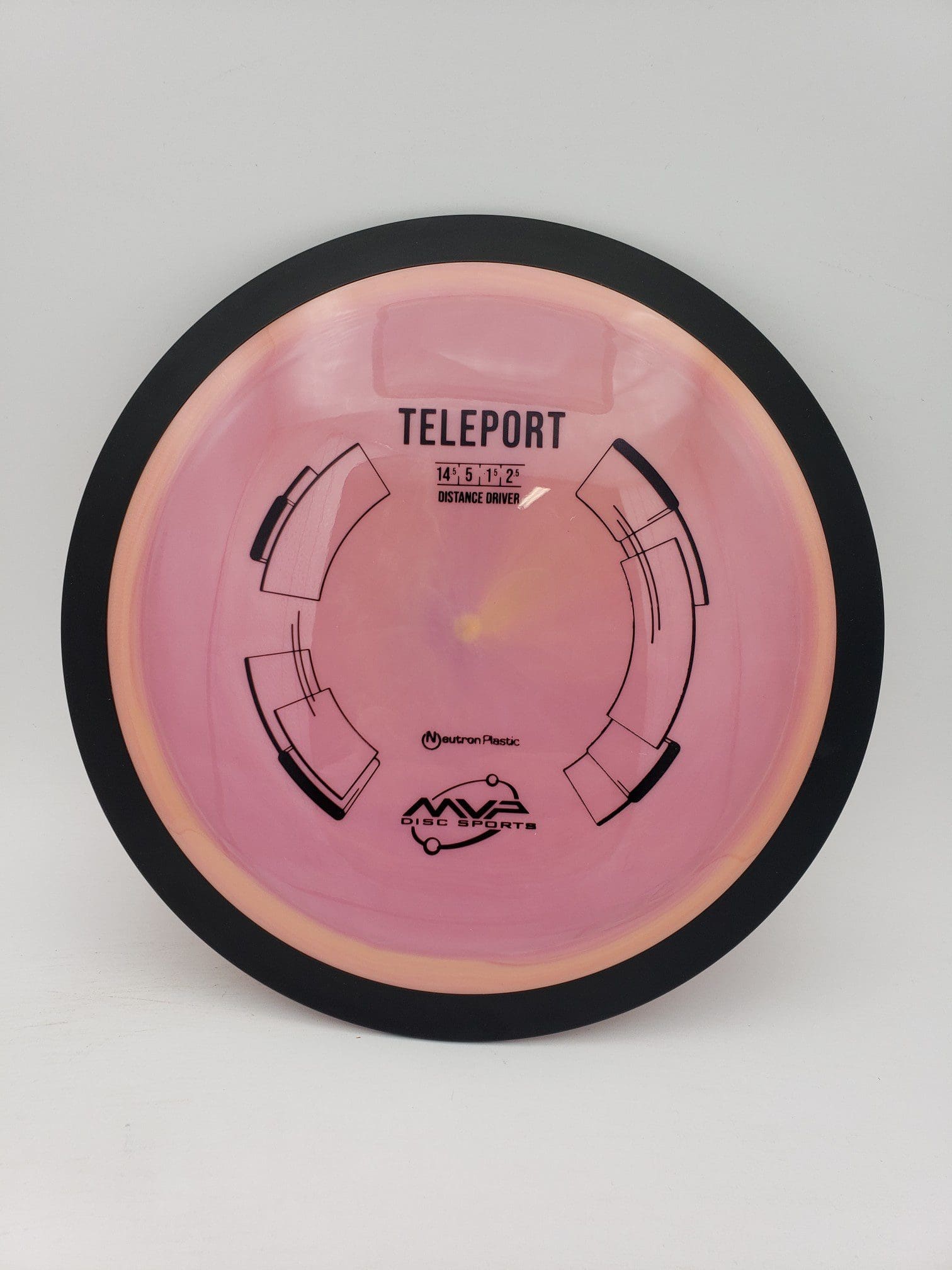 MVP Neutron Teleport disc golf disc front view