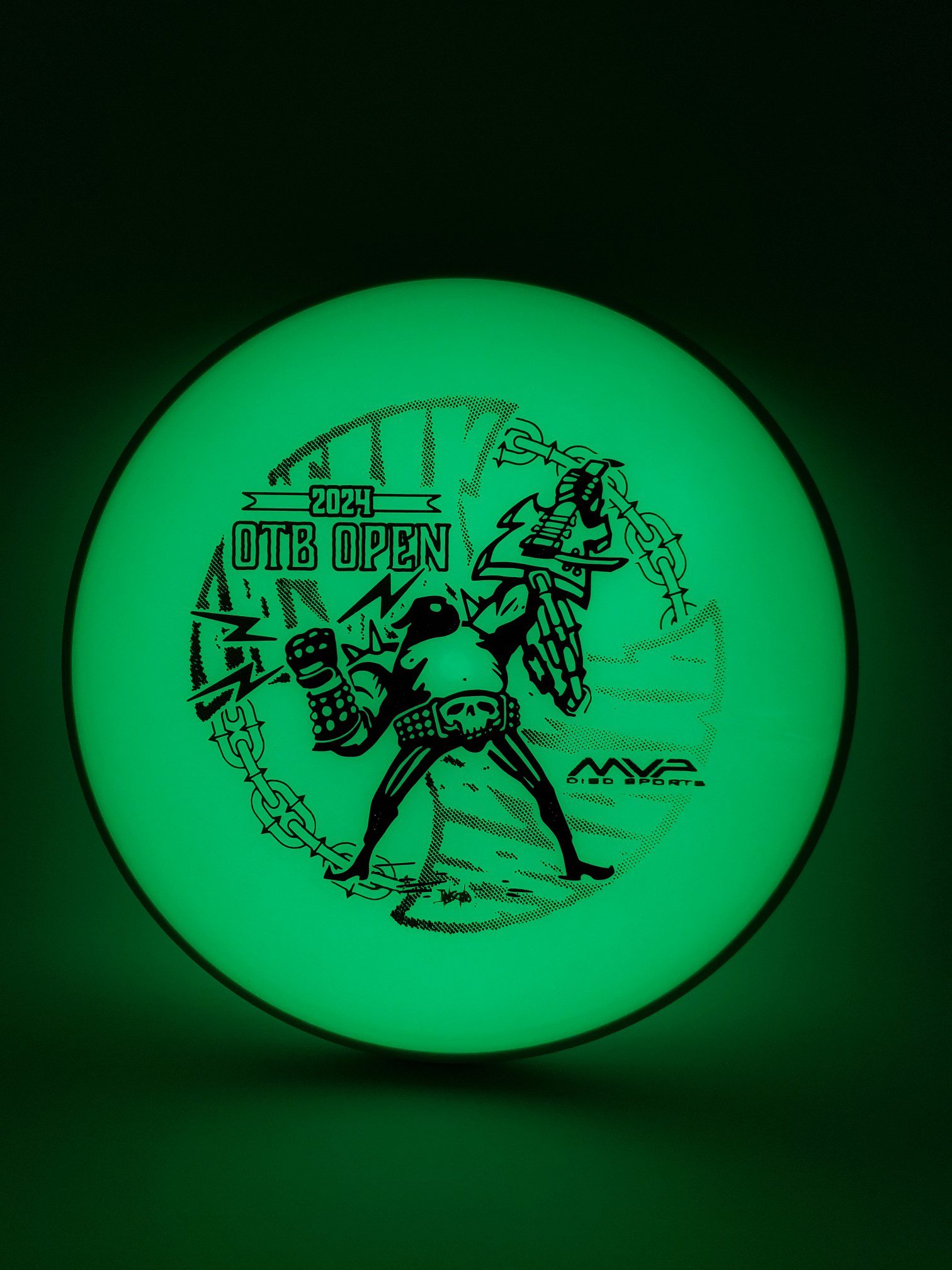MVP OTB Open 2024 Eclipse Watt disc golf disc front view