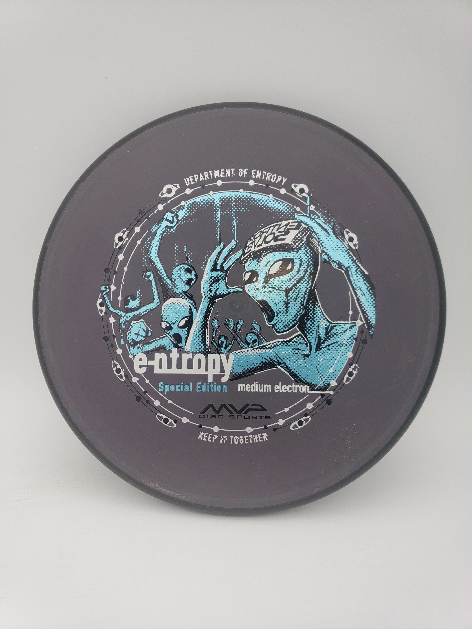 MVP Medium Electron Entropy SE disc golf disc front view