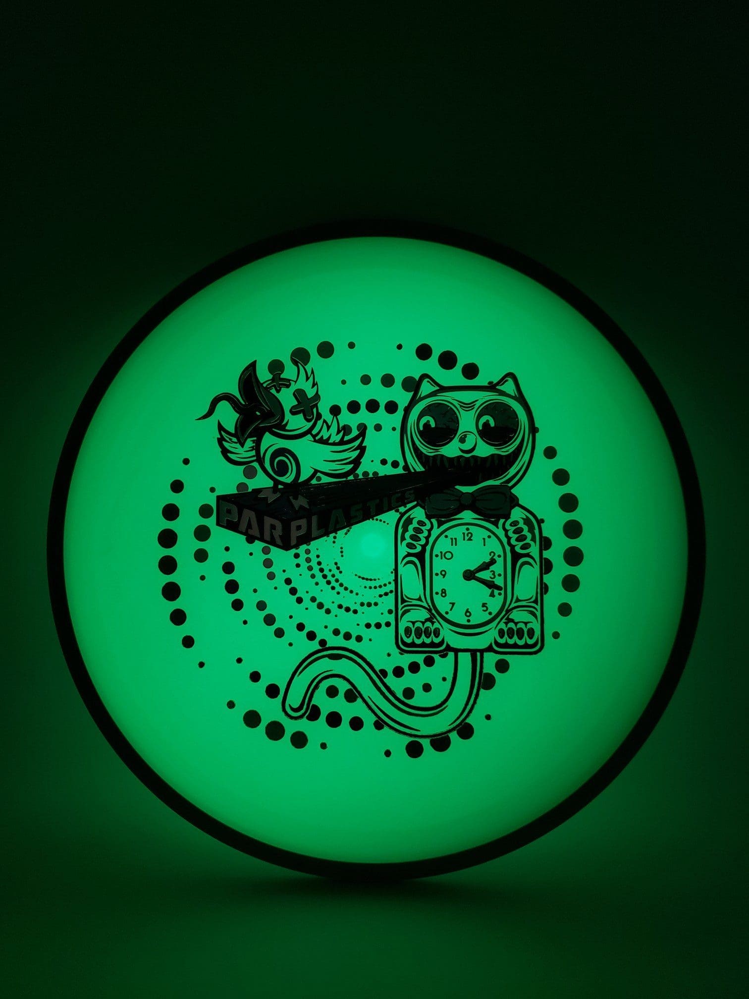 Axiom Eclipse Crave Cat Clock disc golf disc front view
