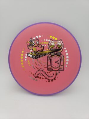 Axiom Simon Line Soft Electron Pixel Cat Clock disc golf disc front view