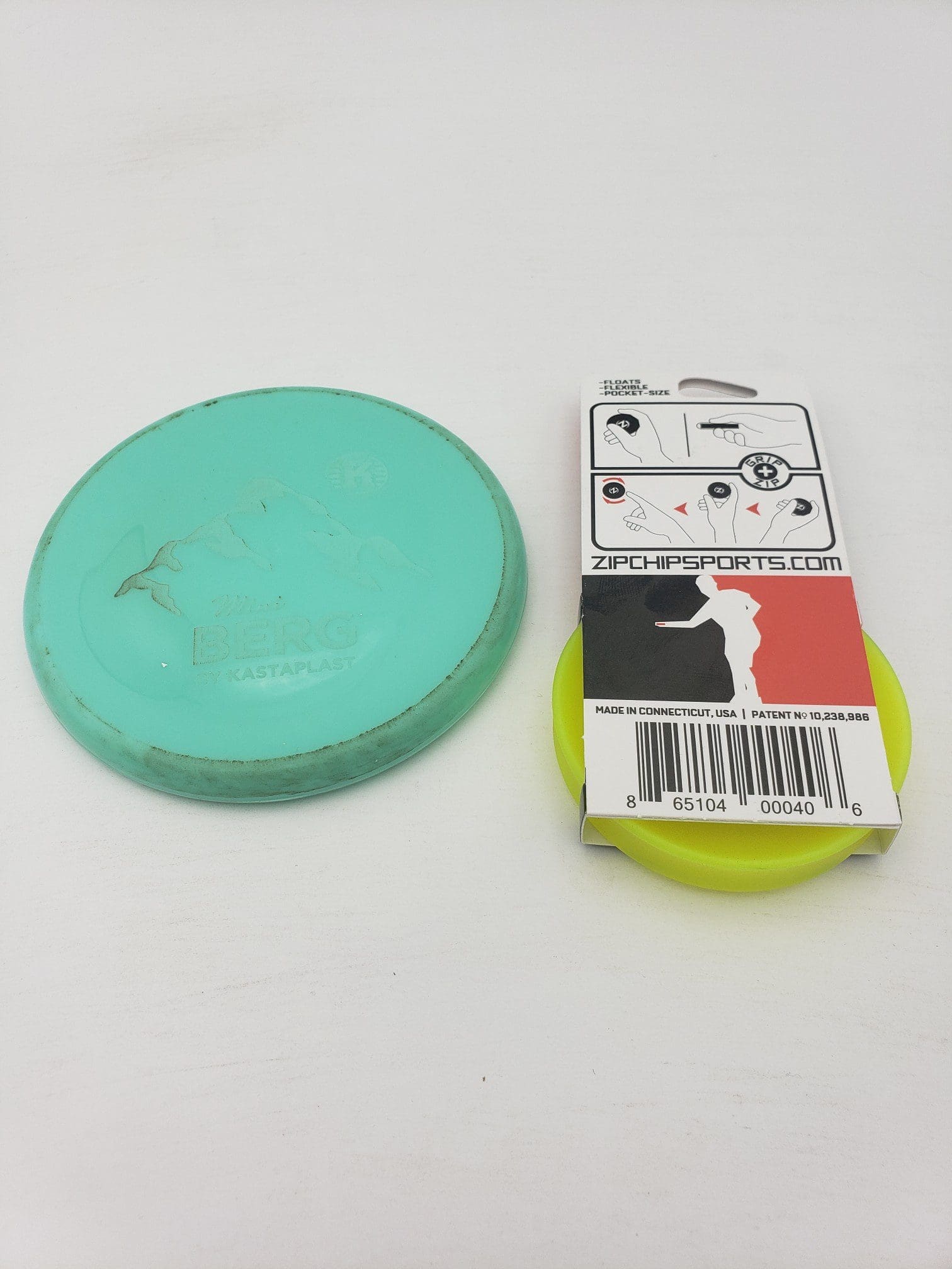 ZipChip disc golf disc back view