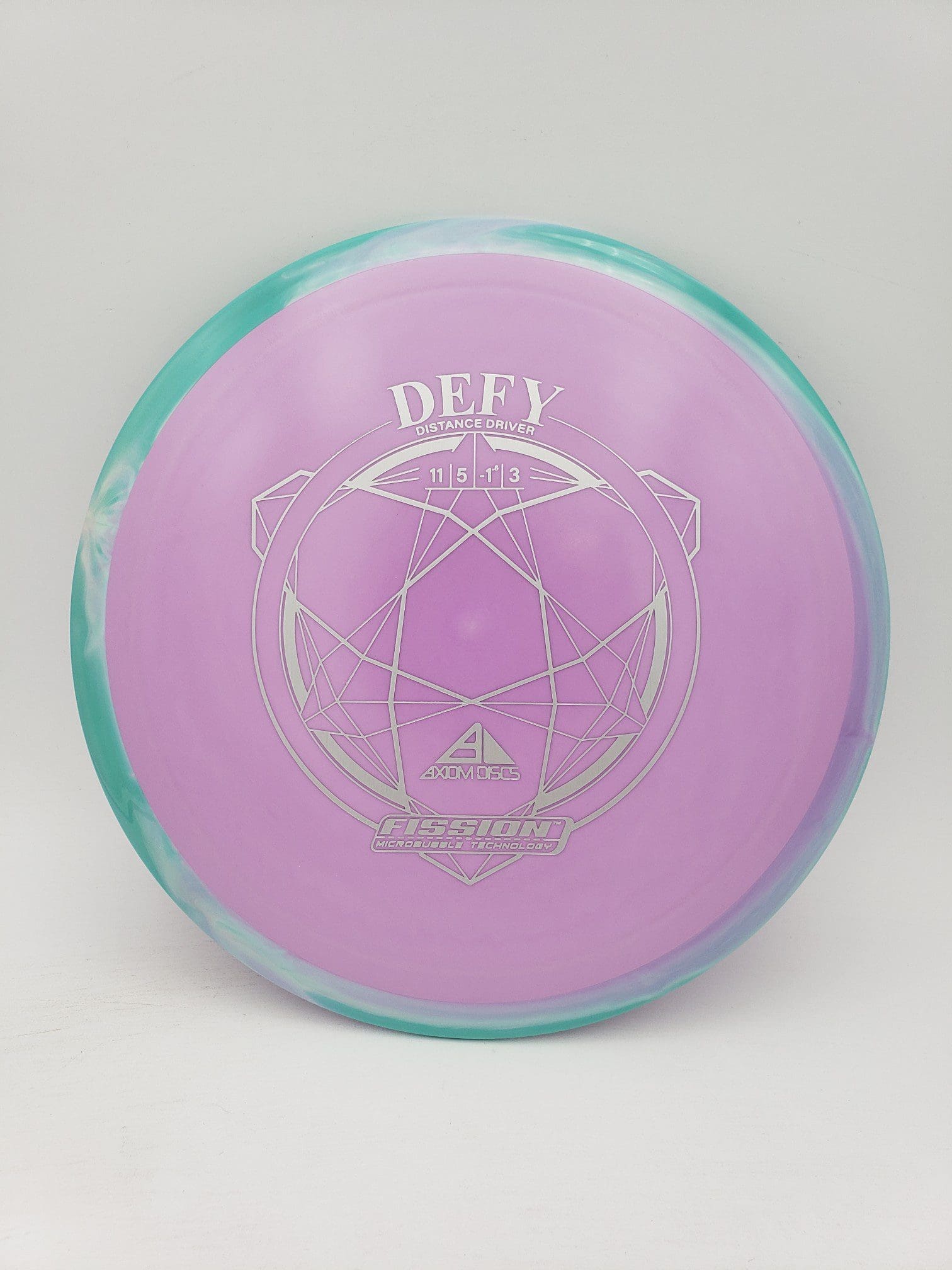 Axiom Fission Defy disc golf disc front view