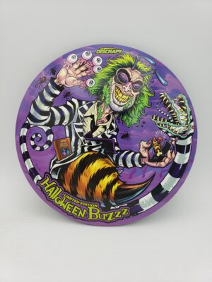 Discraft Halloween 2024 Buzzz single stamp SuperColor and triple stamp disc golf disc front view