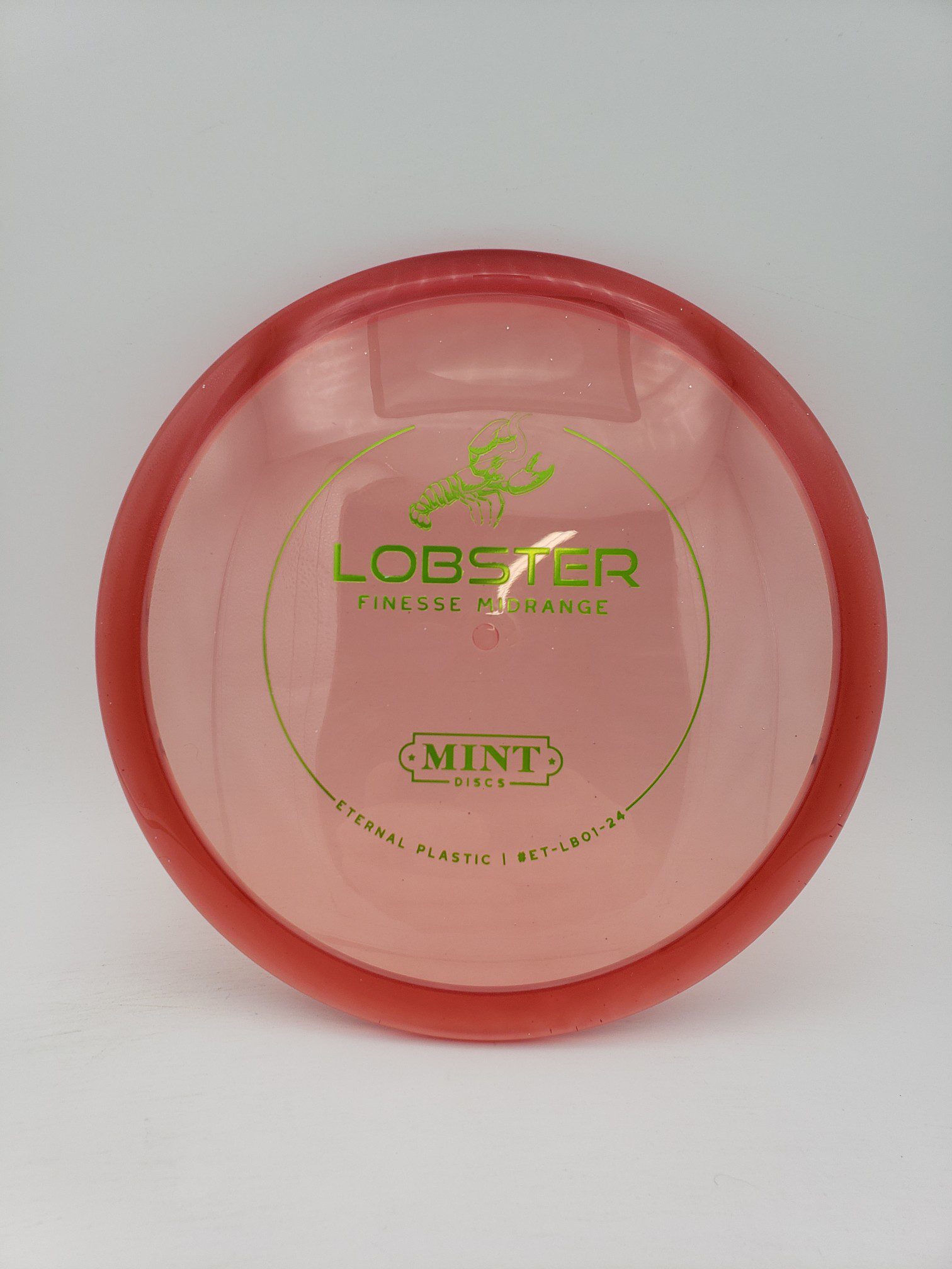 Mint Discs Eternal Lobster first run disc golf disc front view