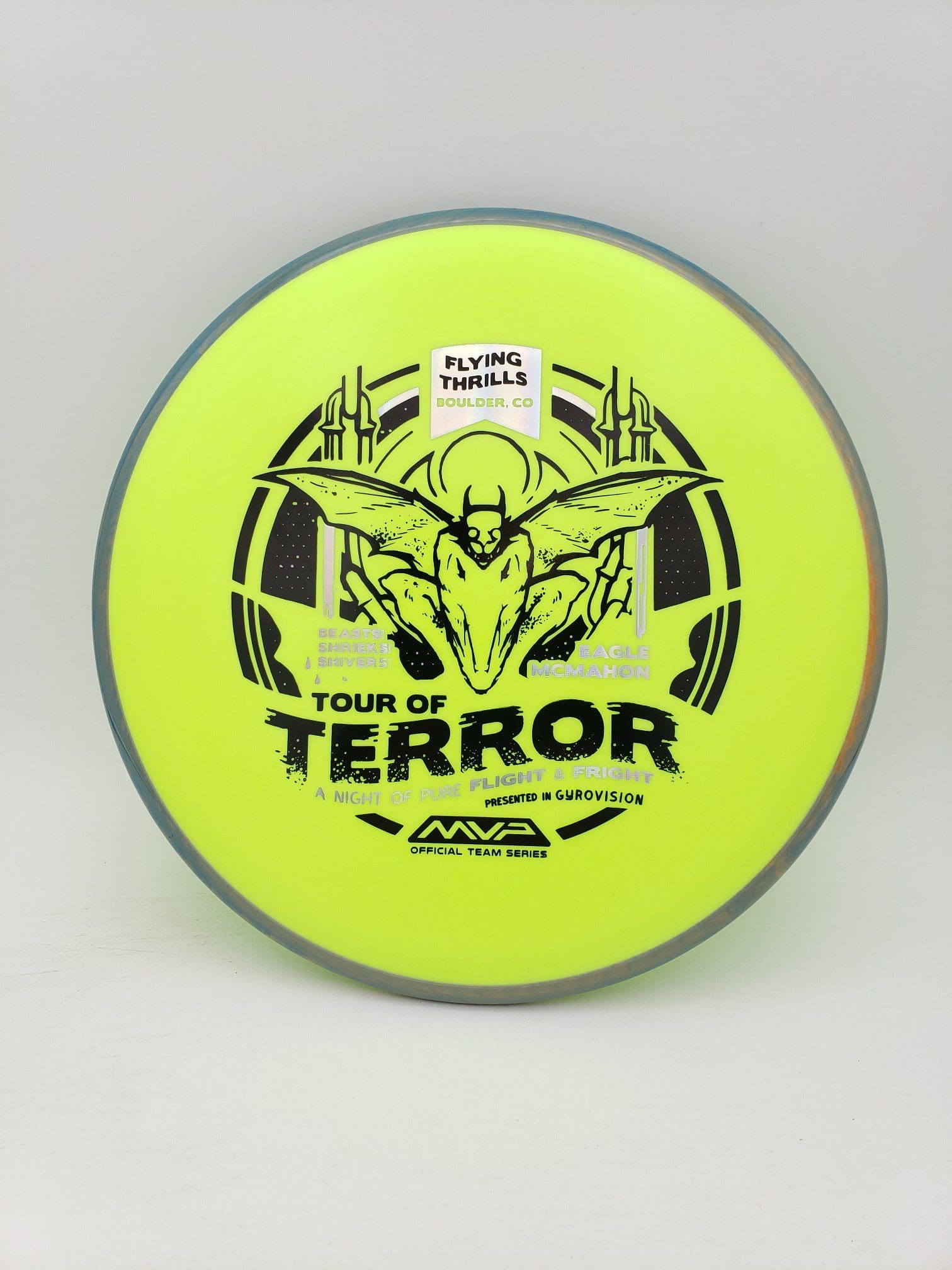 Axiom Fission Pyro - team Halloween edition disc golf disc front view