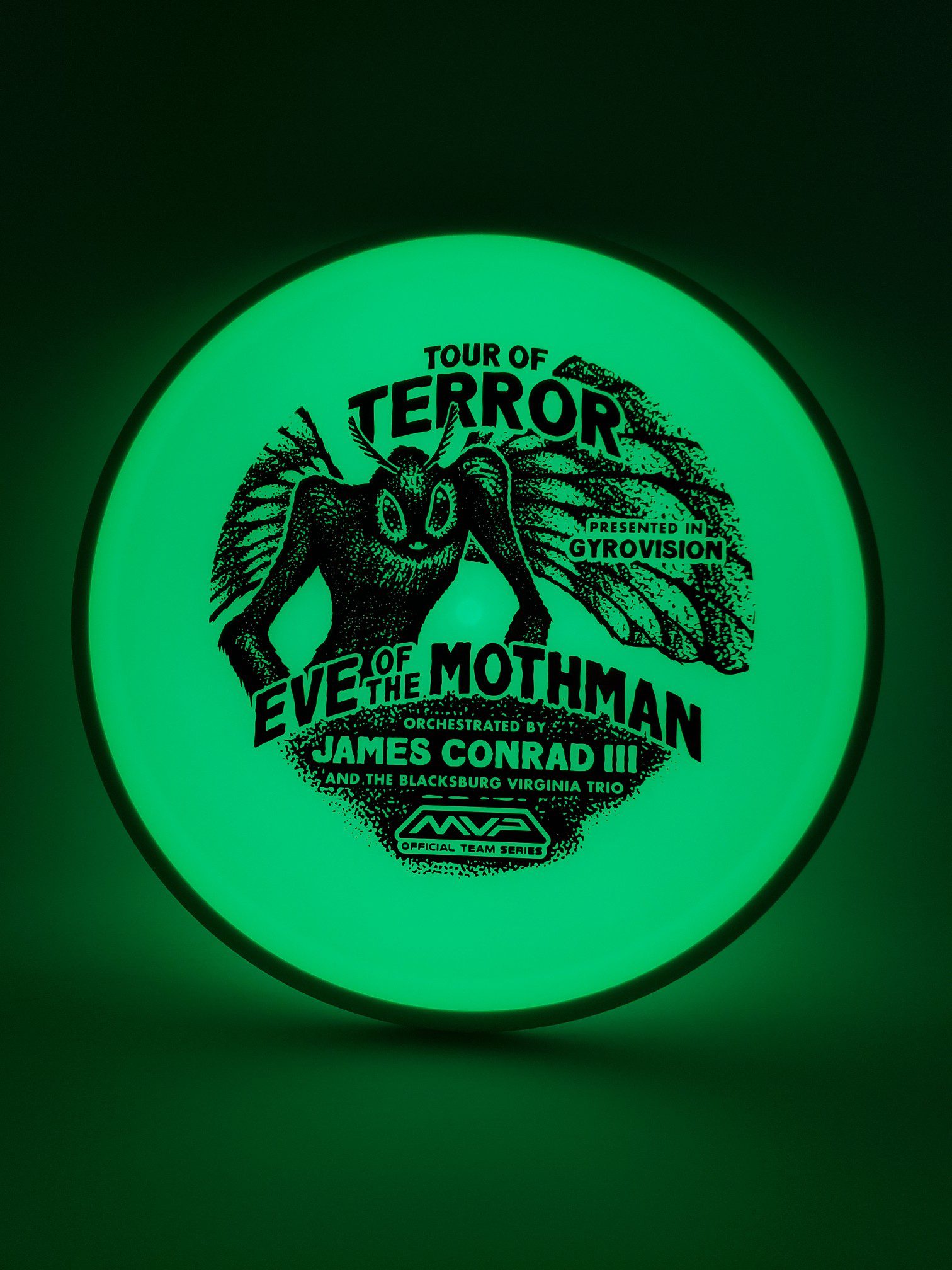 MVP Eclipse Detour - team Halloween edition disc golf disc front view