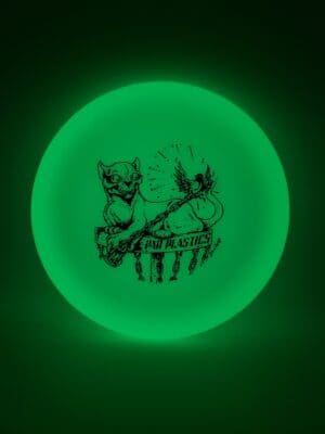 Kastaplast K1 Glow Berg Skulkitty rerun Halloween 2024 disc golf disc front view