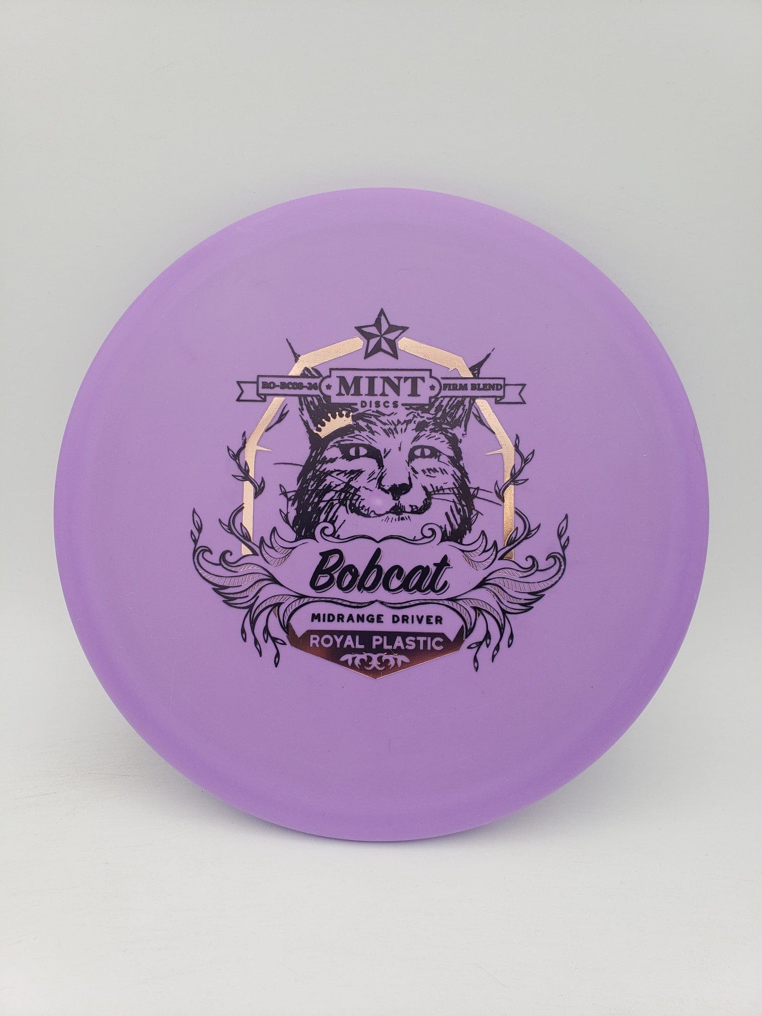 Mint Discs Royal Firm Bobcat disc golf disc front view