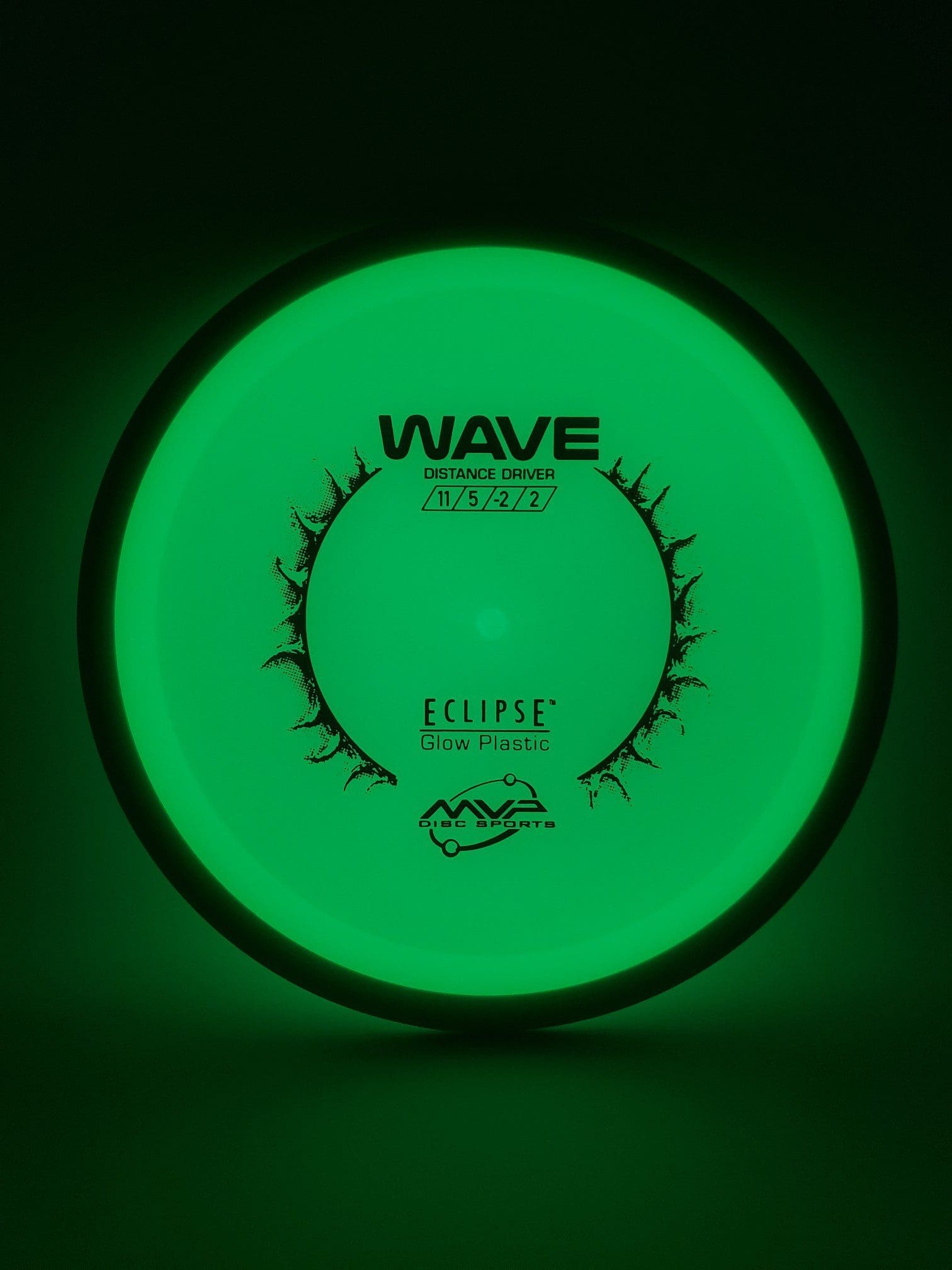 MVP Eclipse Wave disc golf disc front view