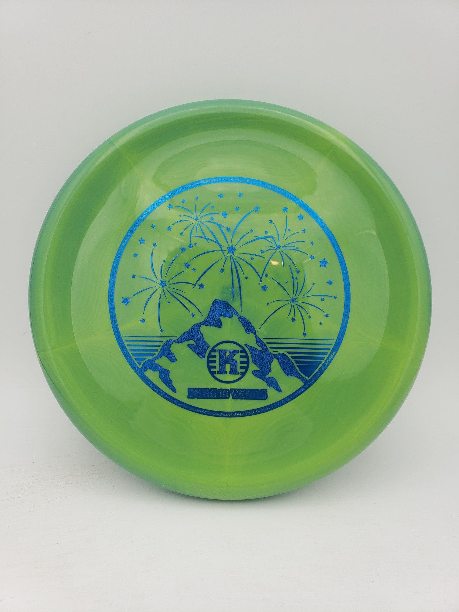 Kastaplast K1 Swirl Berg - 10-Year Edition disc golf disc front view