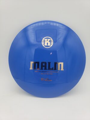 Kastaplast K1 Malm blue disc golf disc front view