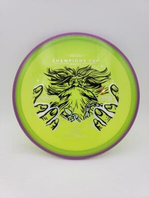 Axiom Particle Glow Proton Hex - Champions Cup Edition disc golf disc front view