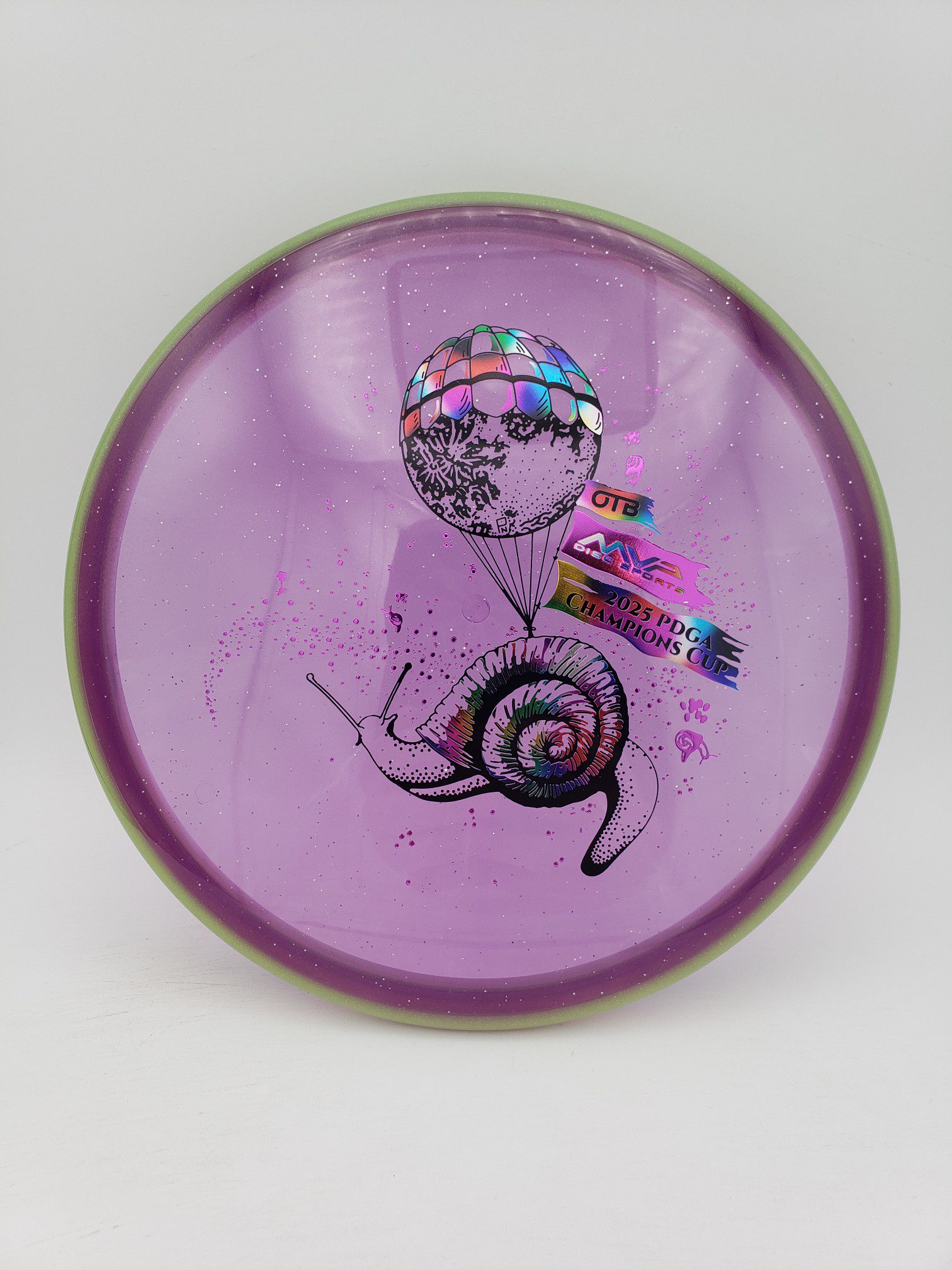 Axiom Prism Proton Soft Envy - Champions Cup Edition disc golf disc front view