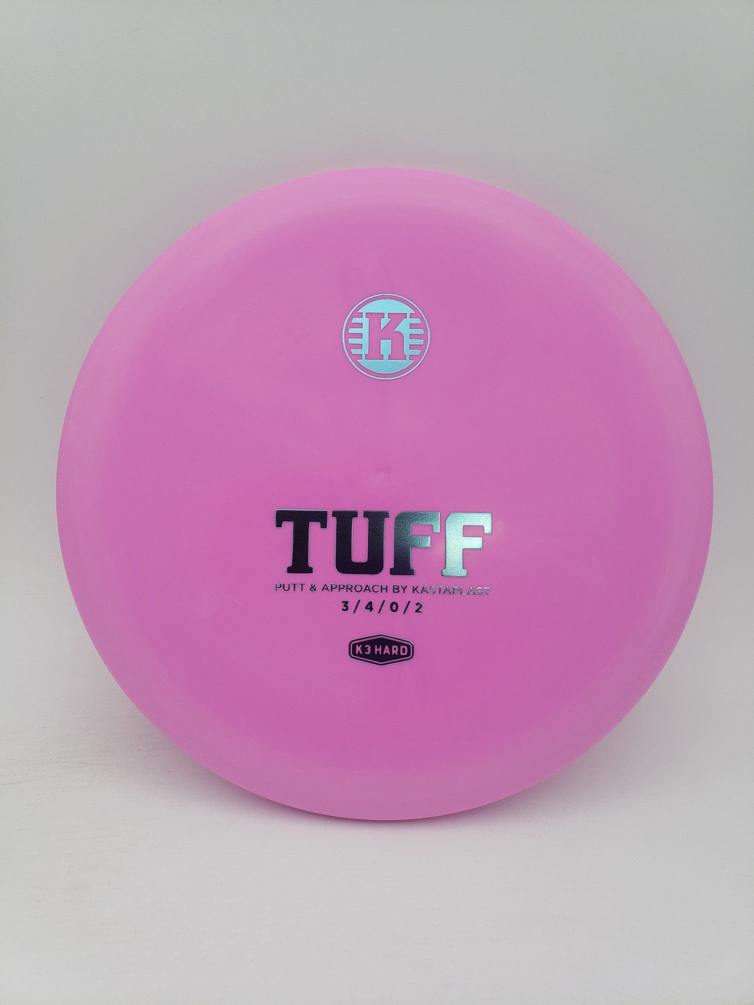 Kastaplast K3 Hard Tuff hot pink disc golf disc front view