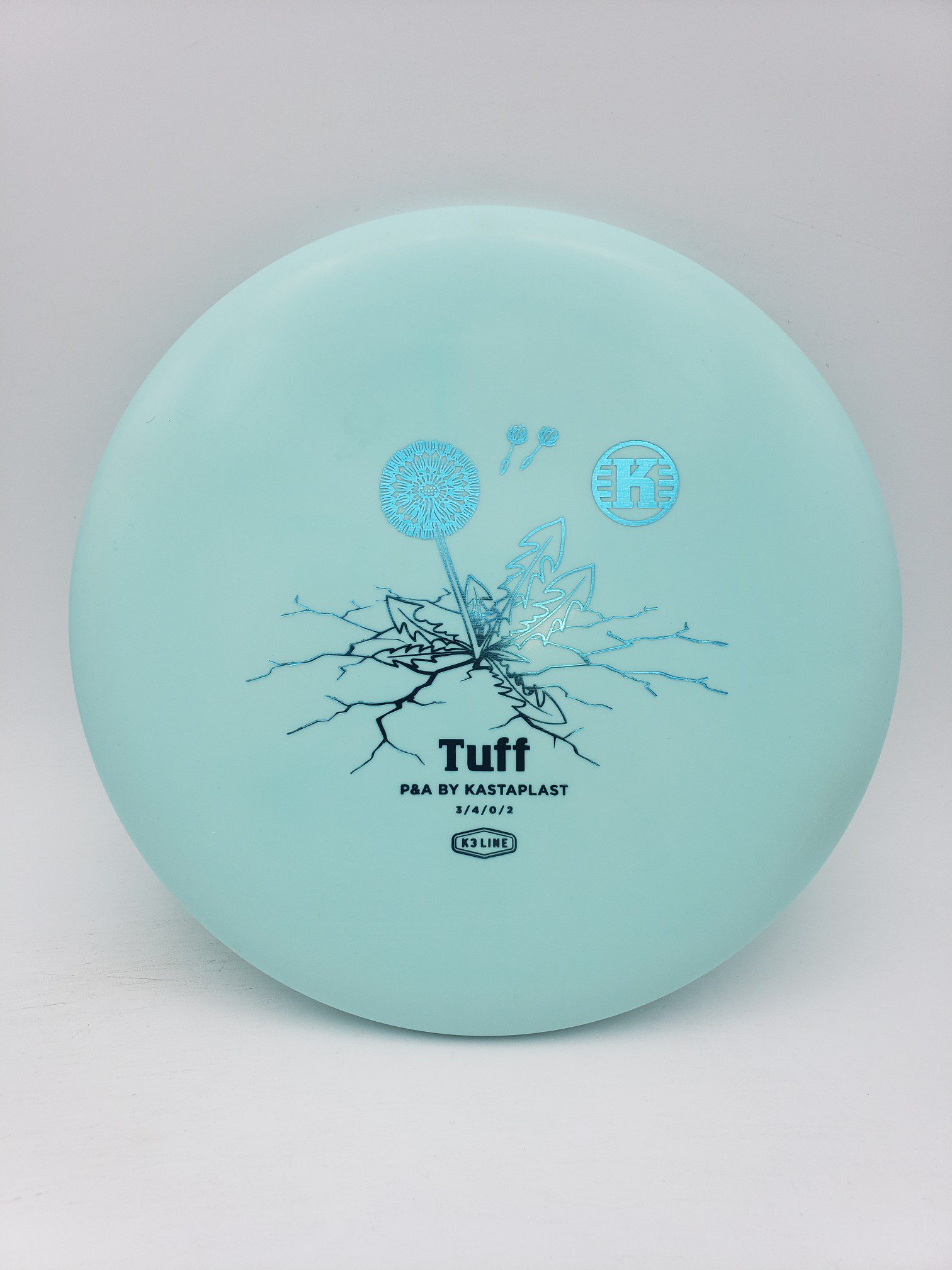 Kastaplast K3 Tuff FR mint 2 per customer disc golf disc front view
