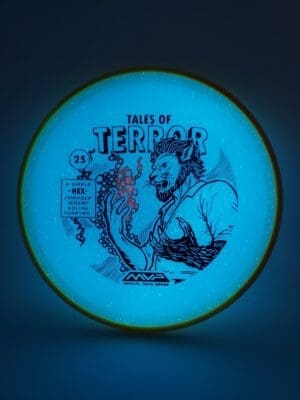 Axiom Particle Eclipse Hex - 2025 Halloween Special Edition disc golf disc front view