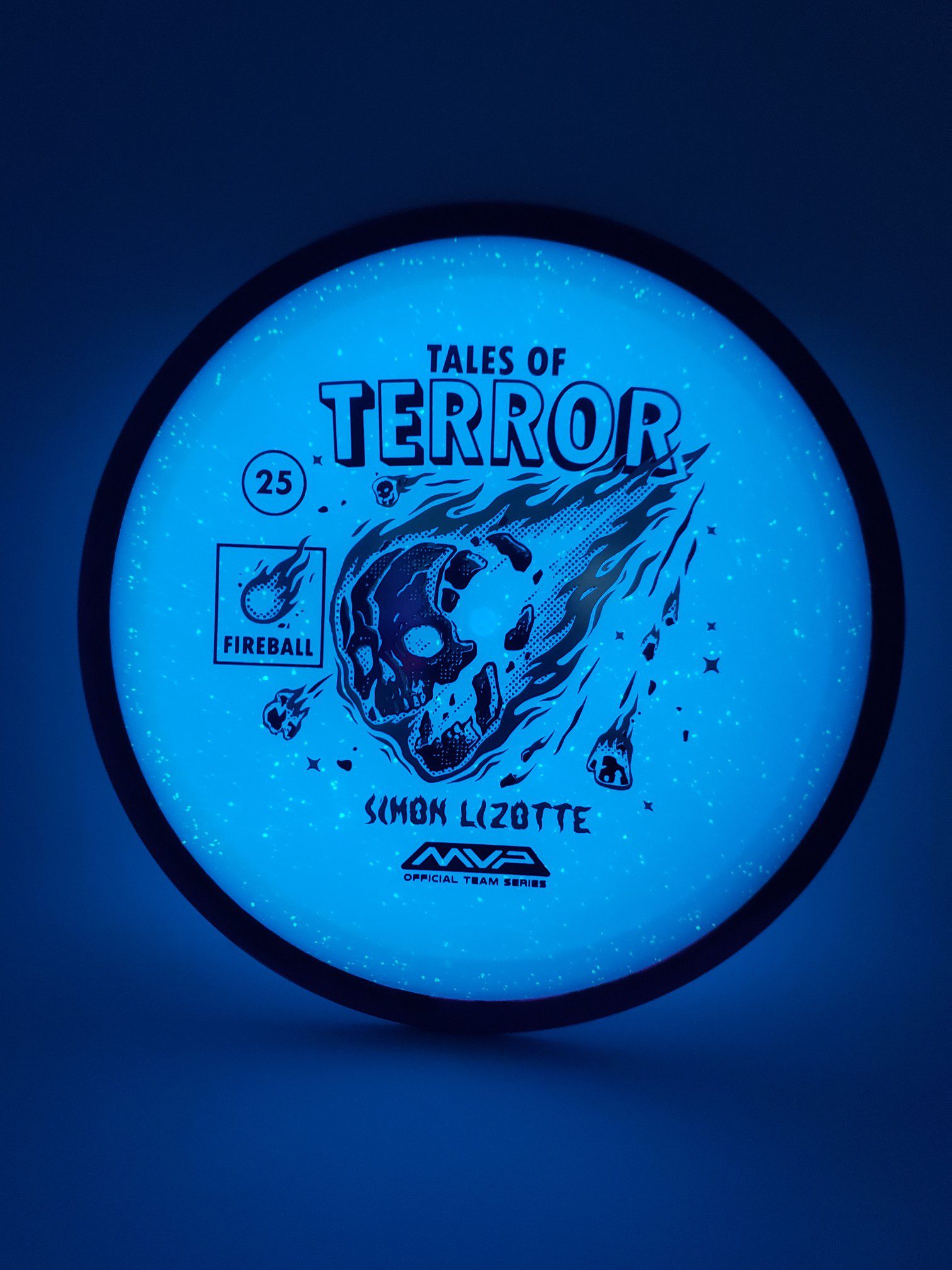Axiom Particle Eclipse Fireball - 2025 Halloween Special Edition disc golf disc front view