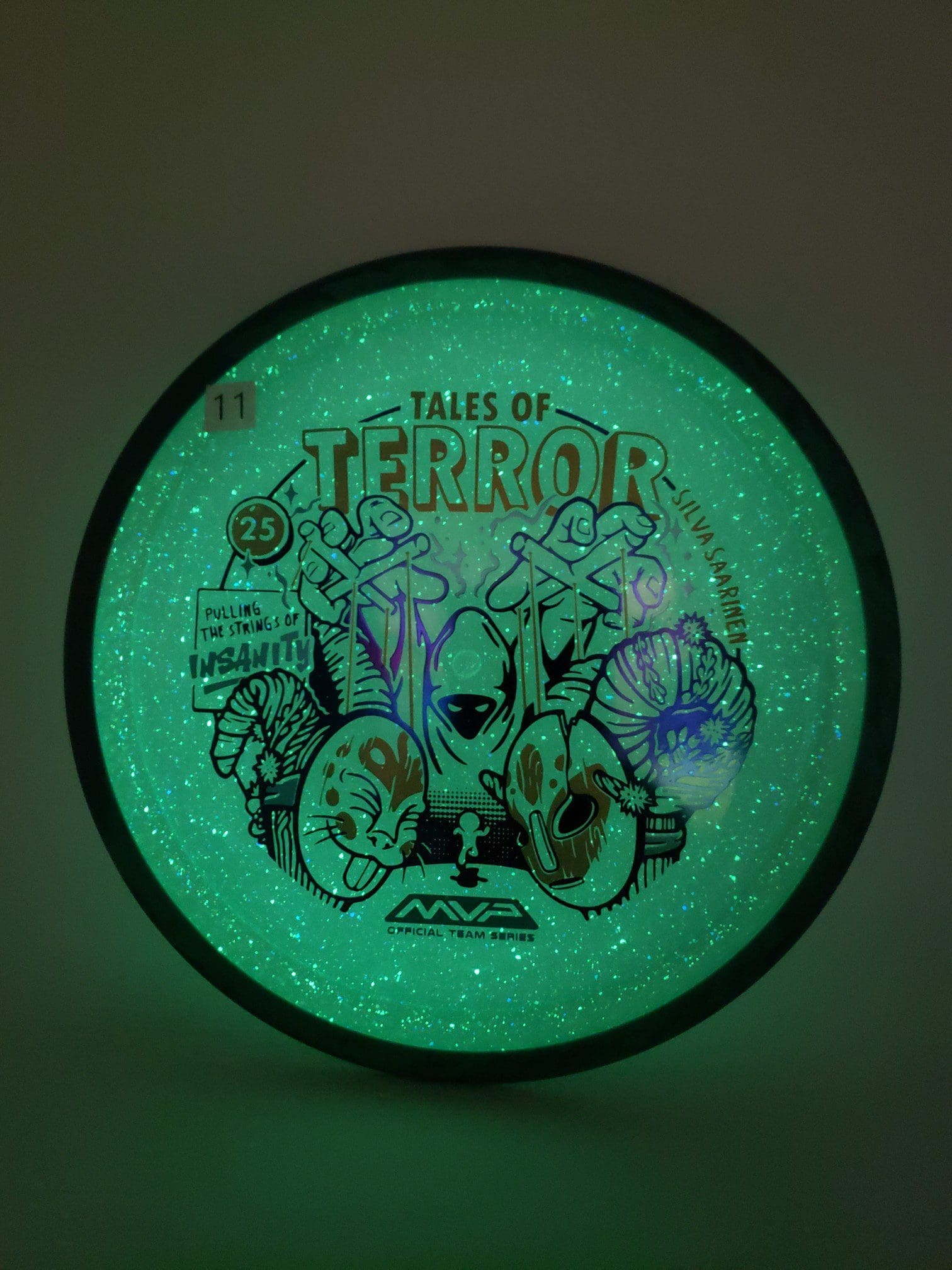 Axiom Particle Proton Insanity - 2025 Halloween Special Edition disc golf disc side view