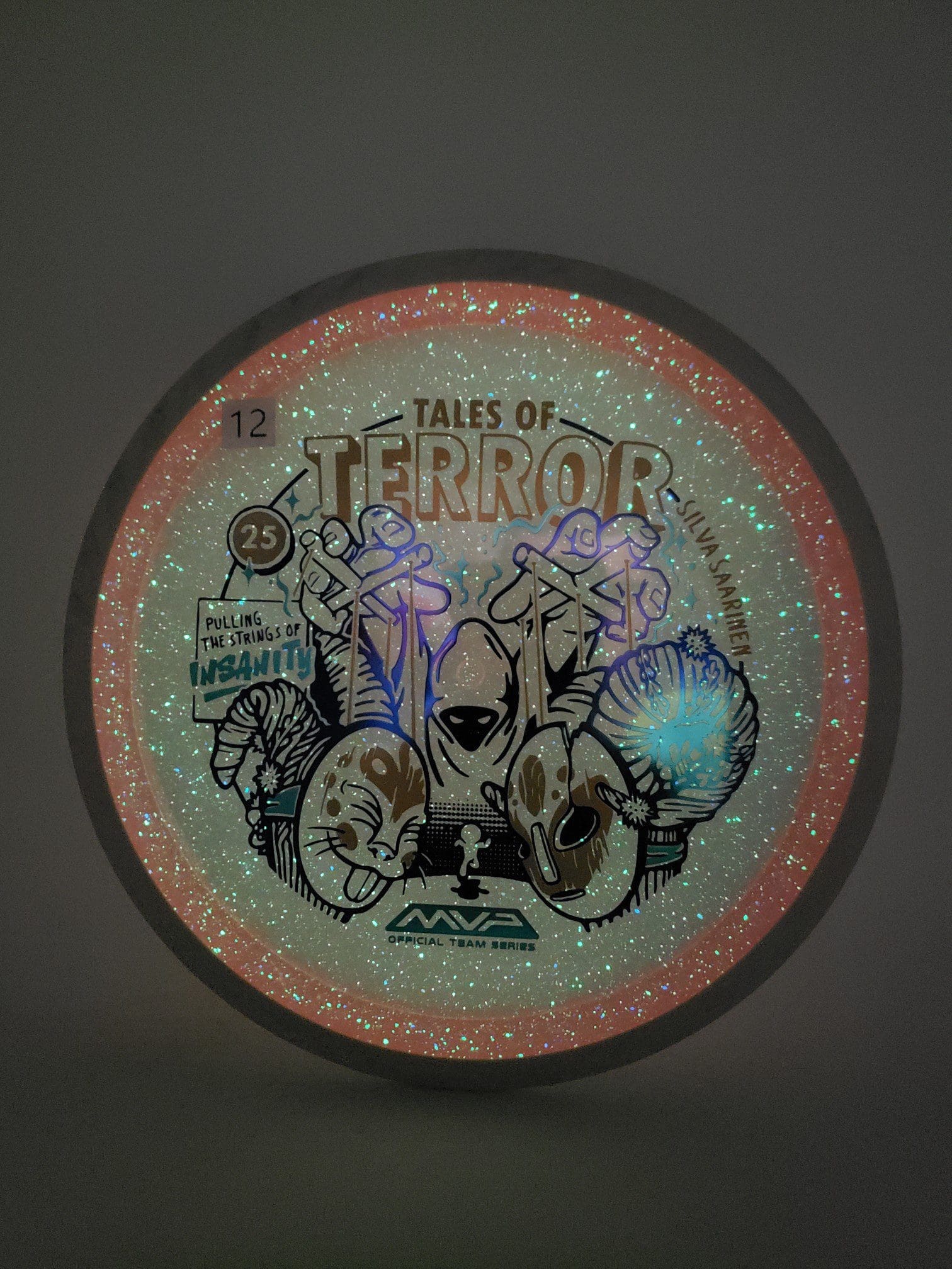 Axiom Particle Proton Insanity - 2025 Halloween Special Edition disc golf disc top view