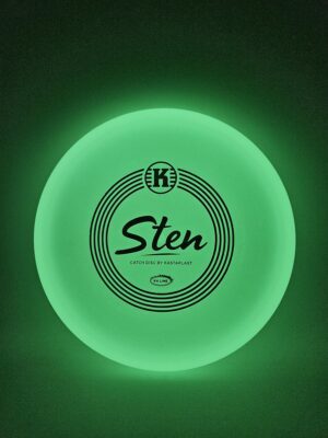 Kastaplast K4 Glow Sten disc golf disc front view