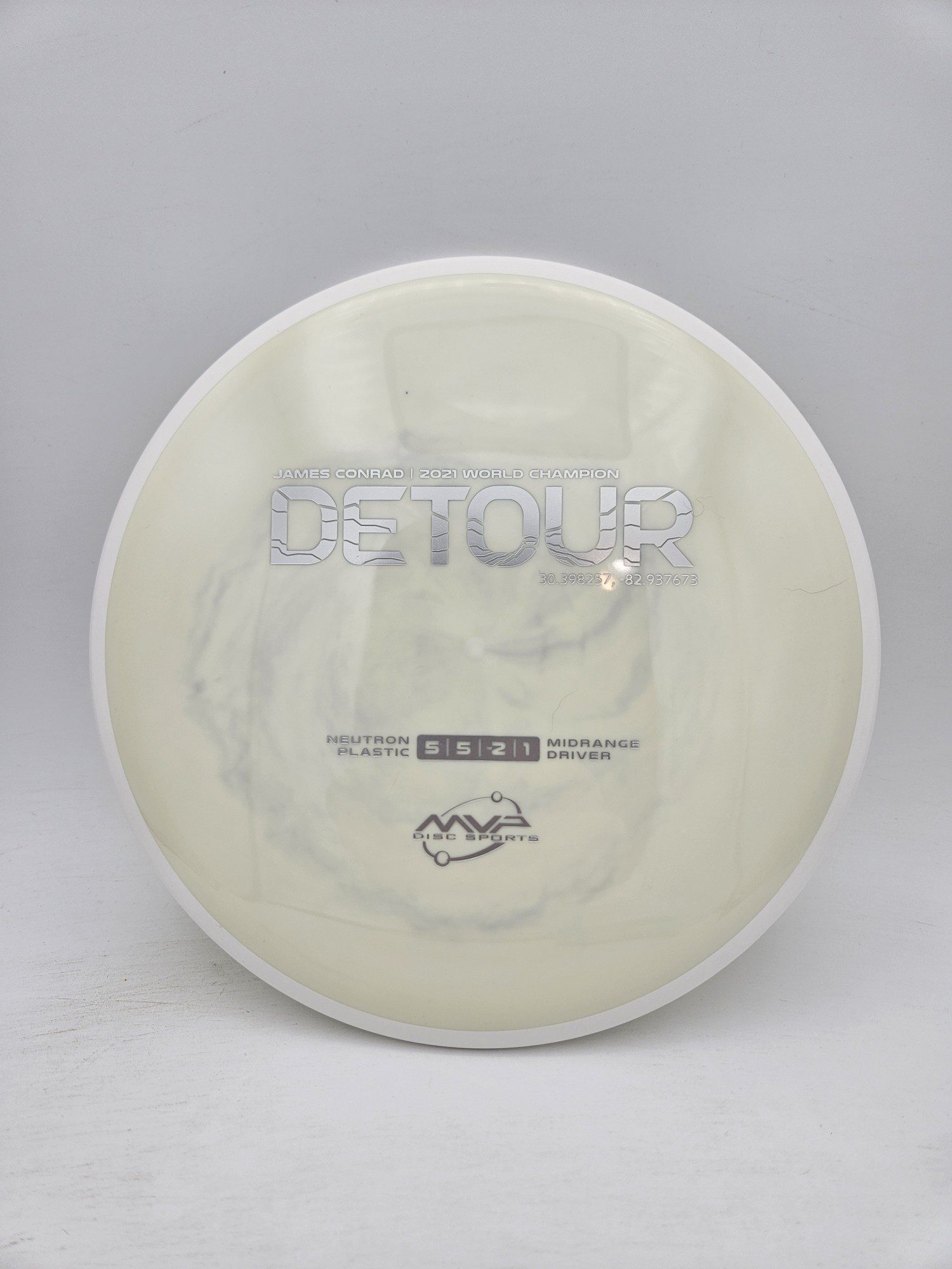 MVP Neutron Detour disc golf disc front view