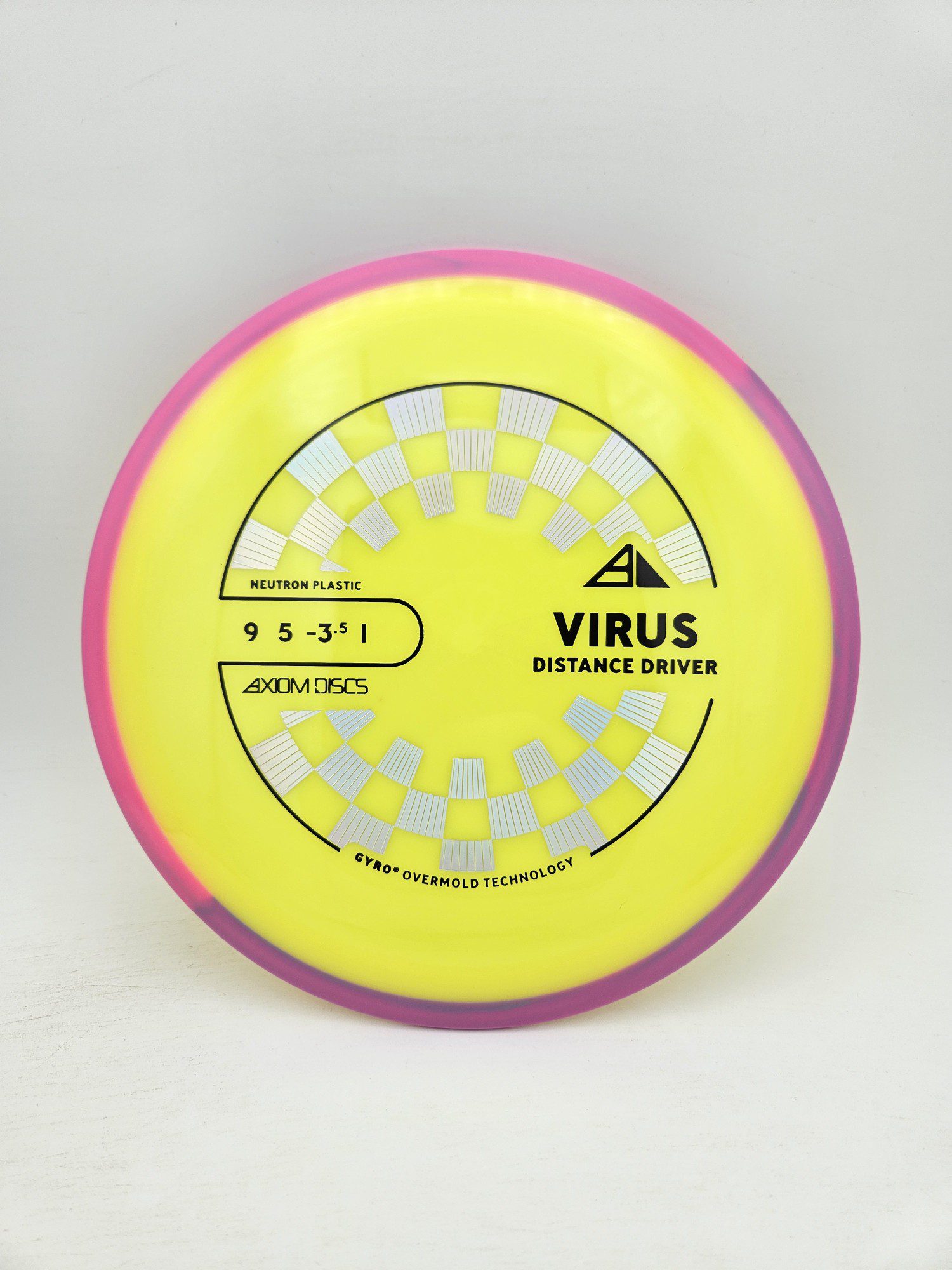 Axiom Neutron Virus disc golf disc front view