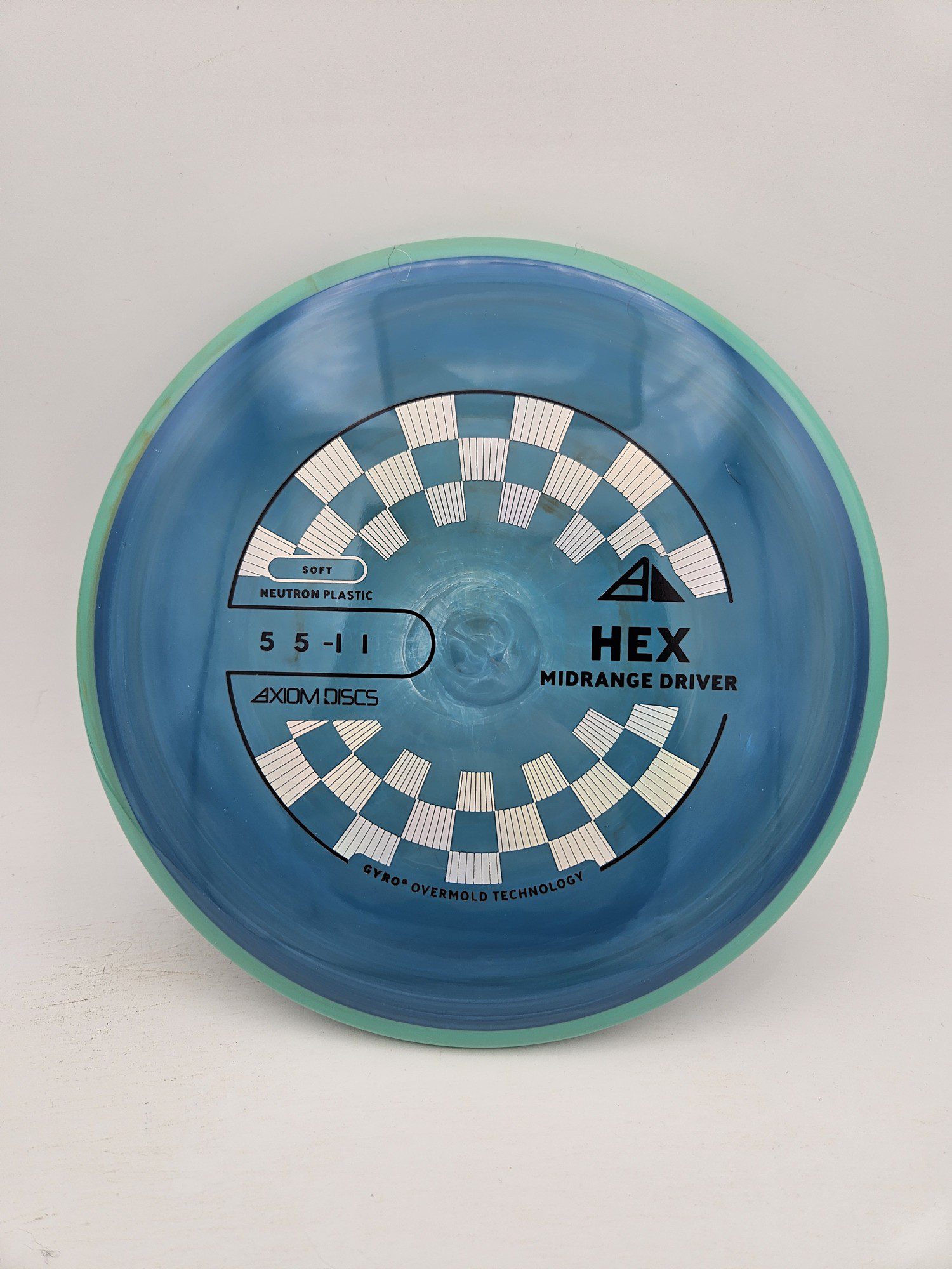 Axiom Neutron Soft Hex disc golf disc front view