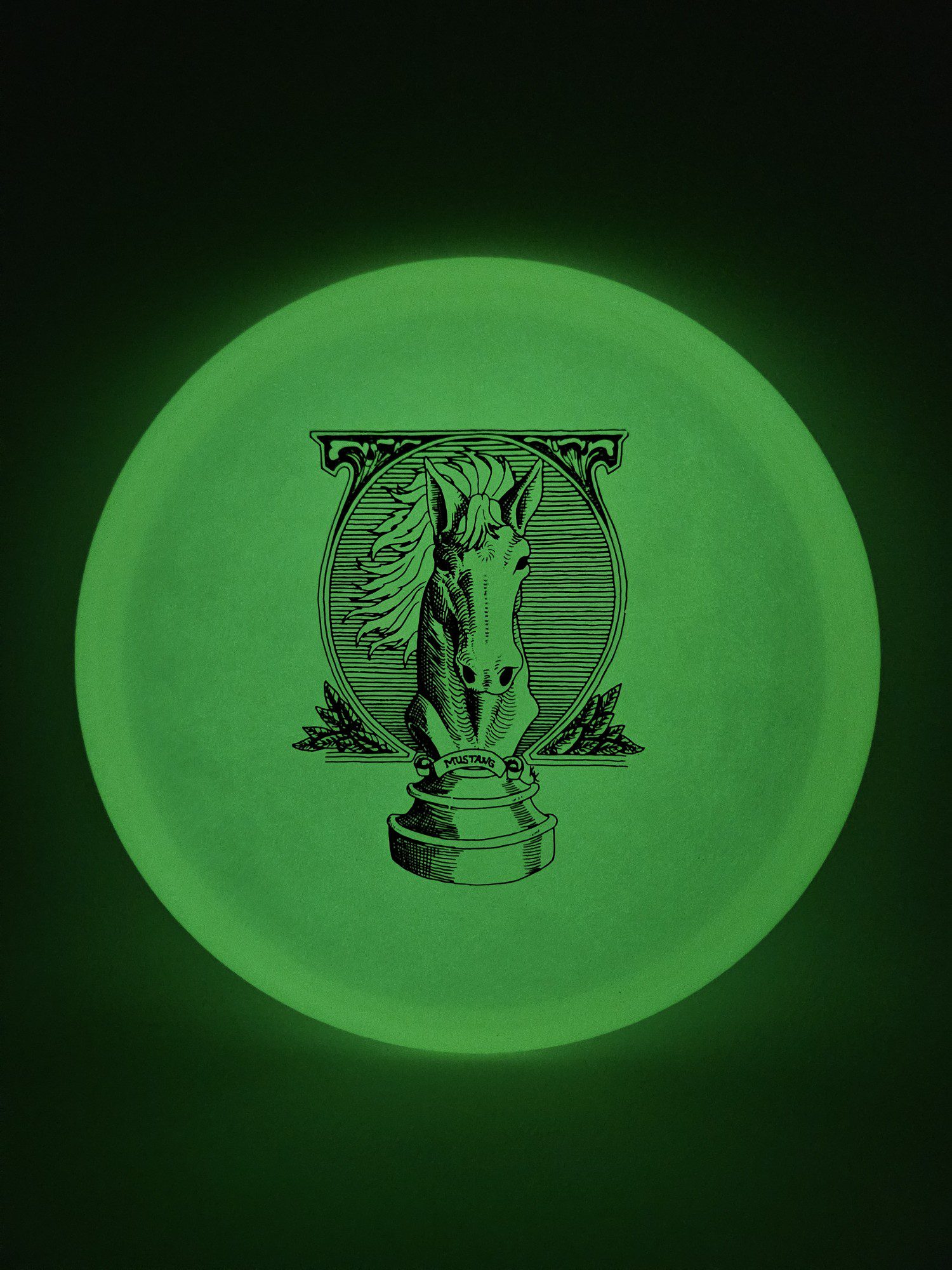 Mint Discs Nocturnal Mustang (2nd run) SE Portrait of a Knight stamp