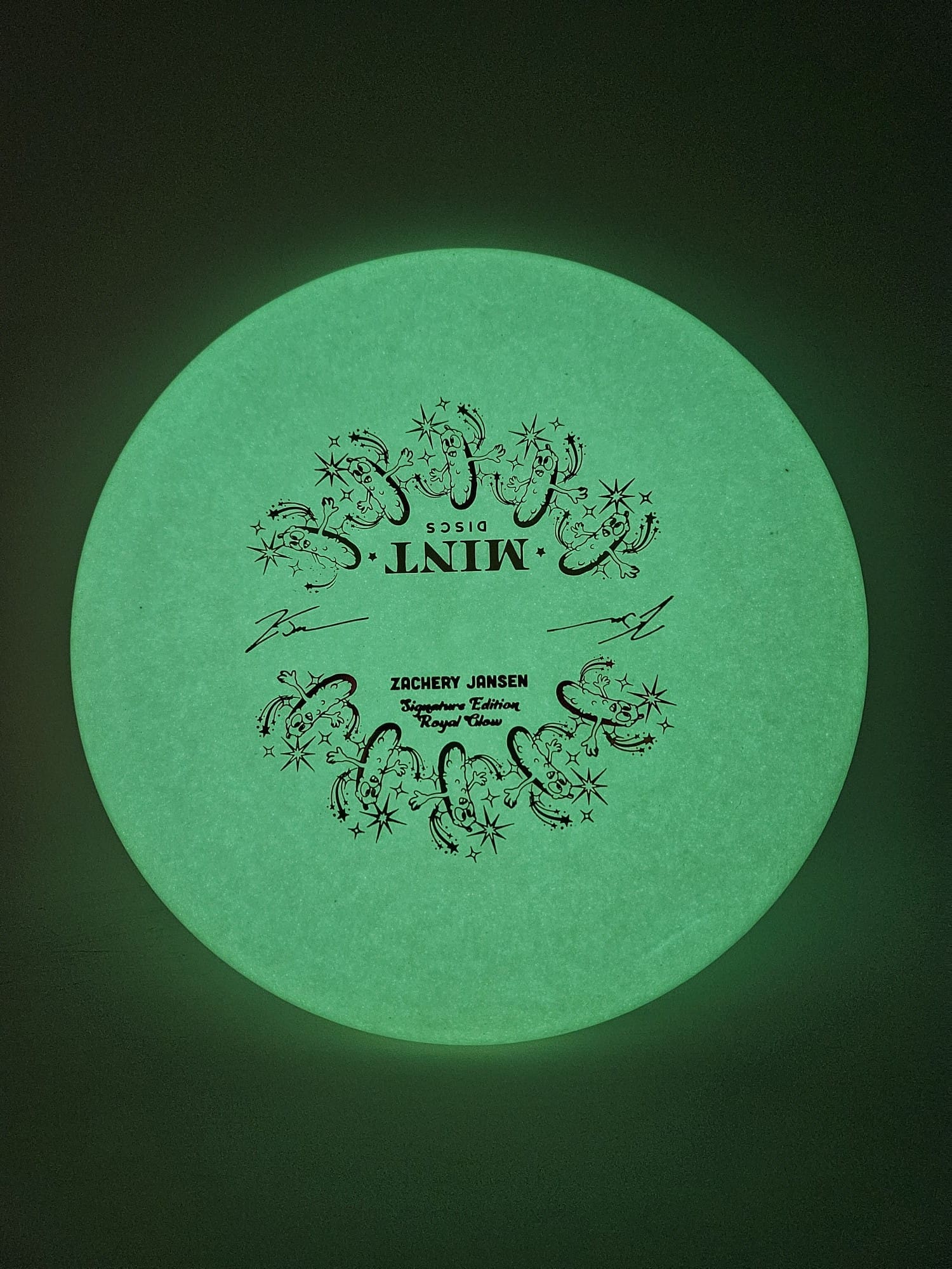 Mint Discs Medium Royal Glow Pickle Zachery Jansen signature edition
